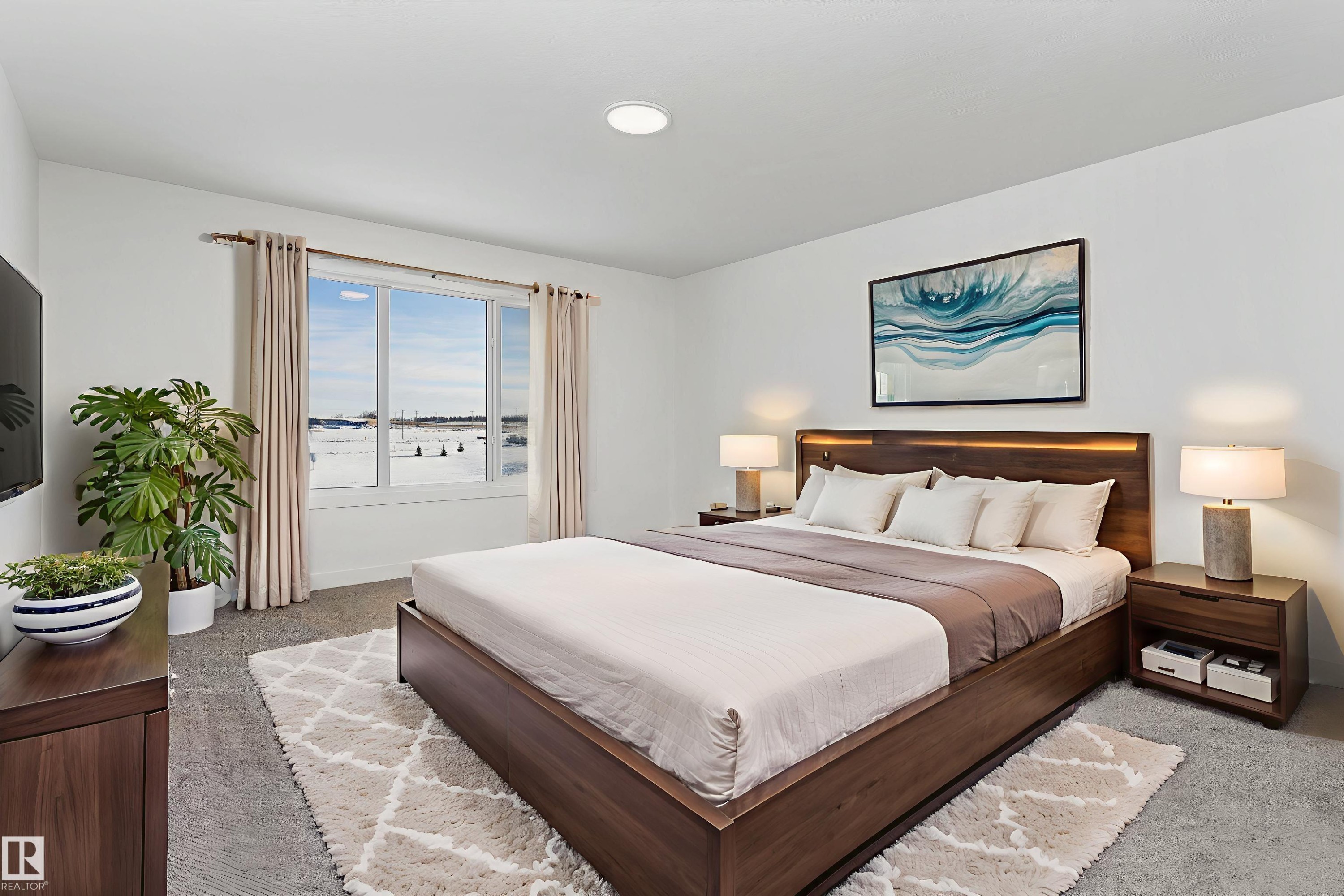 748 Astoria Way, Devon, AB - Indoor Photo Showing Bedroom