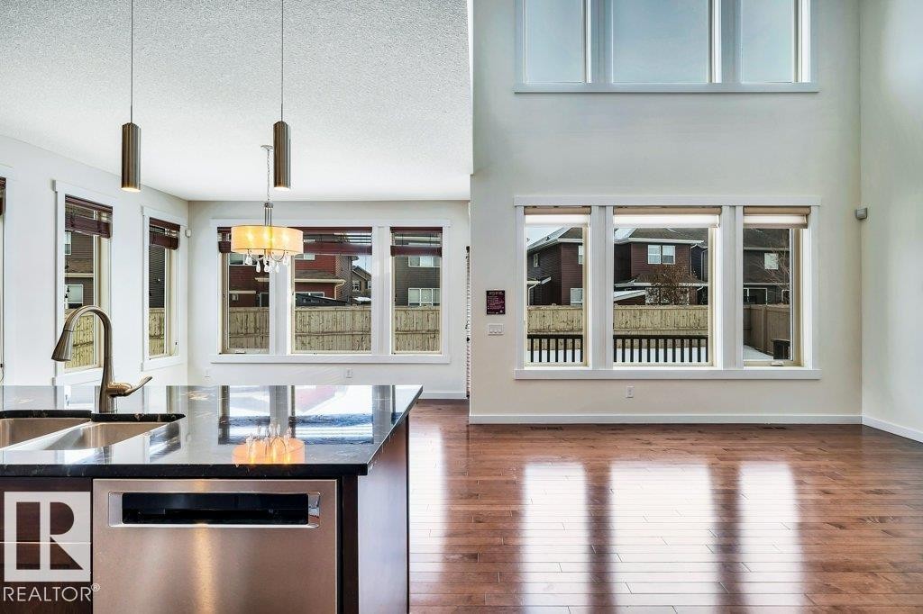 4450 Crabapple Landing, Edmonton, AB - Indoor Photo Showing Kitchen With Double Sink