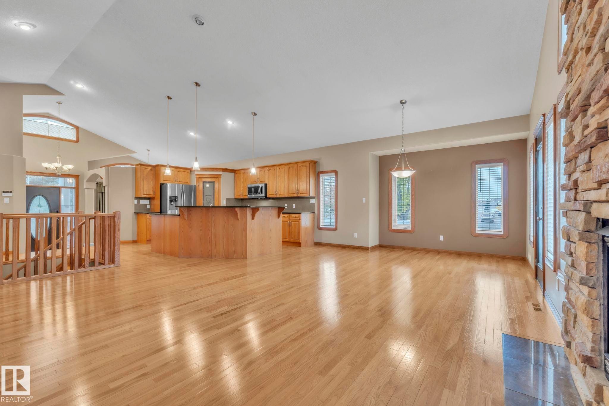 1217 Summerside Drive, Edmonton, AB - Indoor With Fireplace