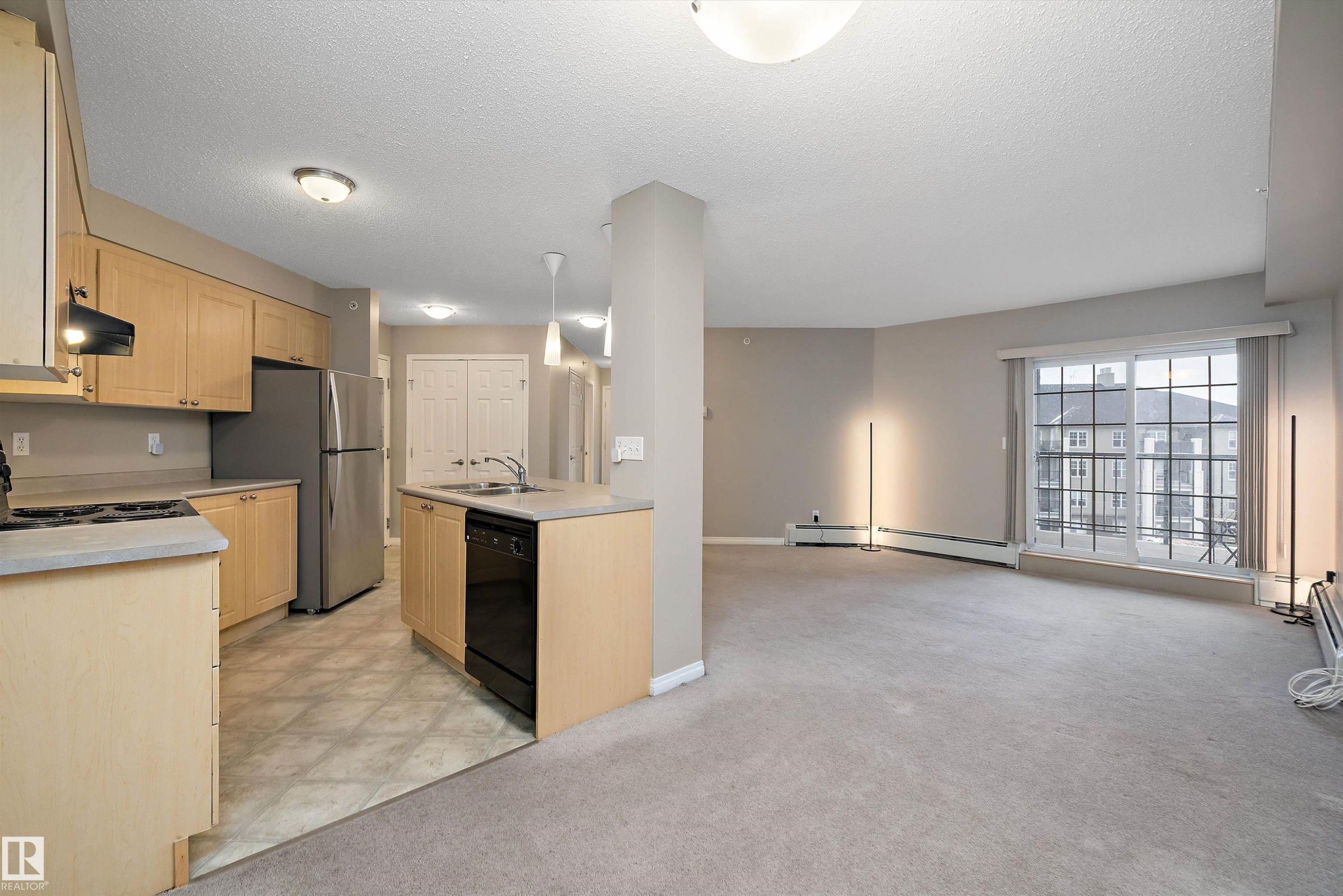 403 622 Mcallister Loop, Edmonton, AB - Indoor Photo Showing Kitchen With Double Sink