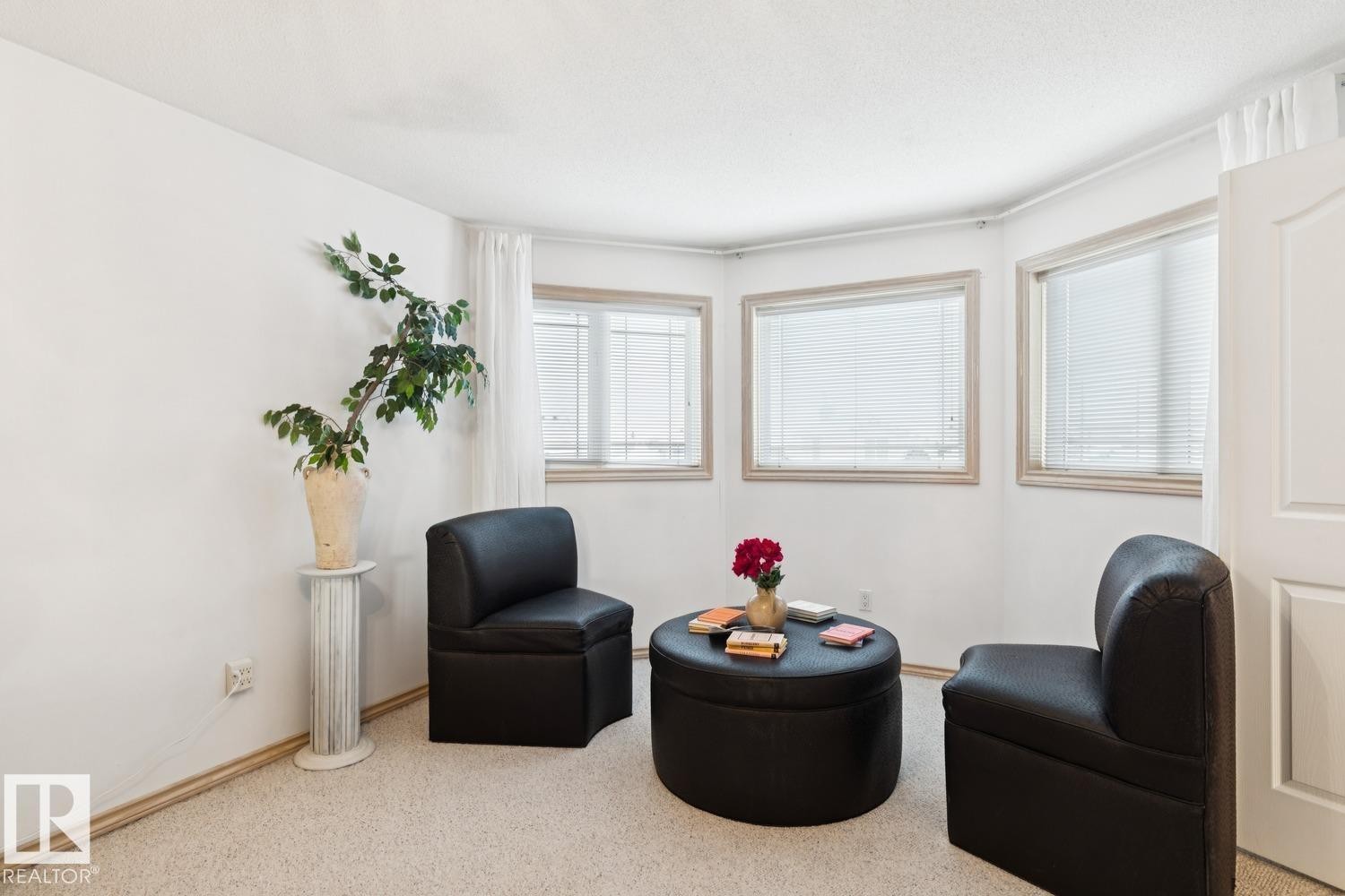 Sitting room with carpet and baseboards - 8617 158A Avenue, Edmonton, AB - Indoor