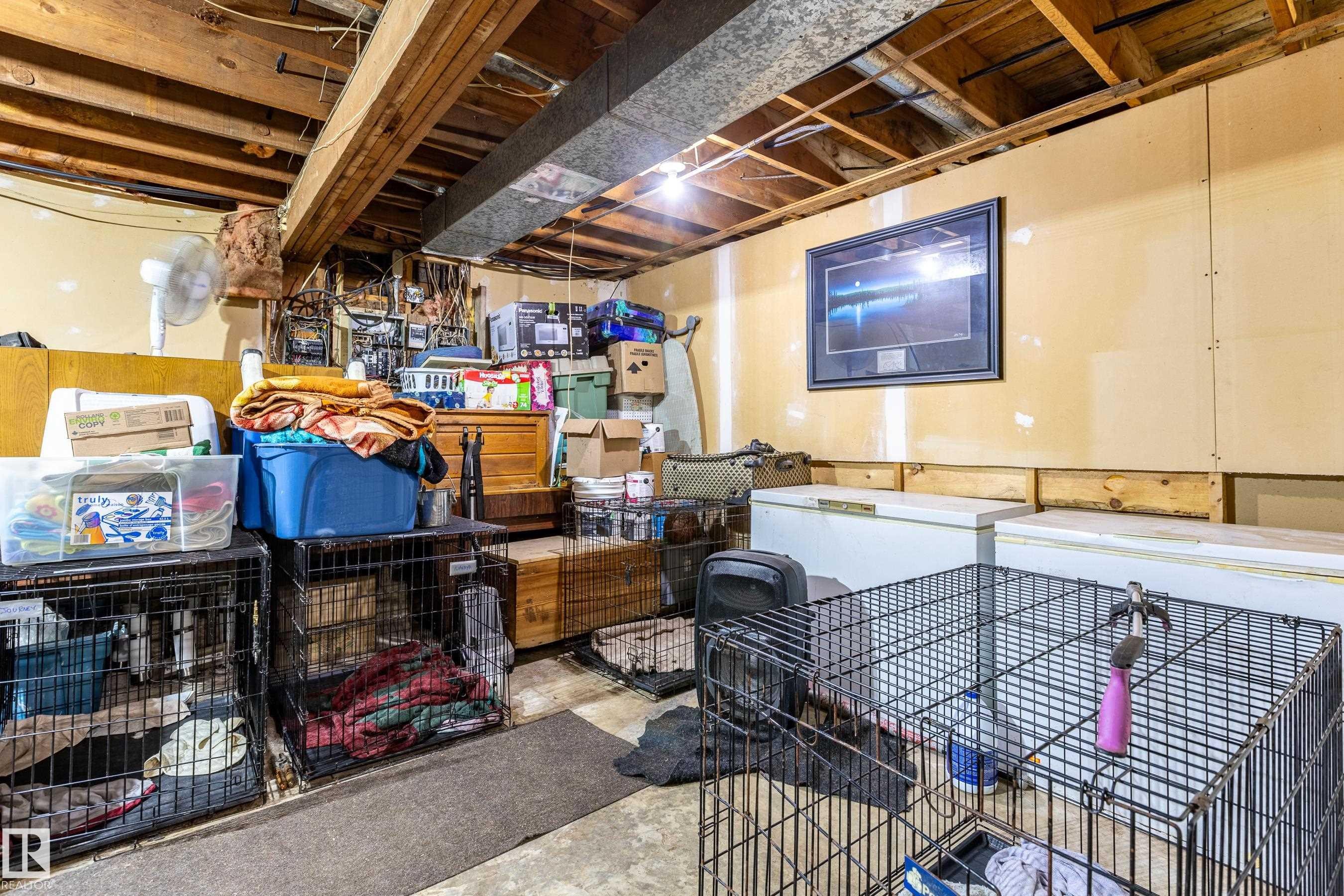 8 Fourth Street, Duffield, AB - Indoor Photo Showing Basement