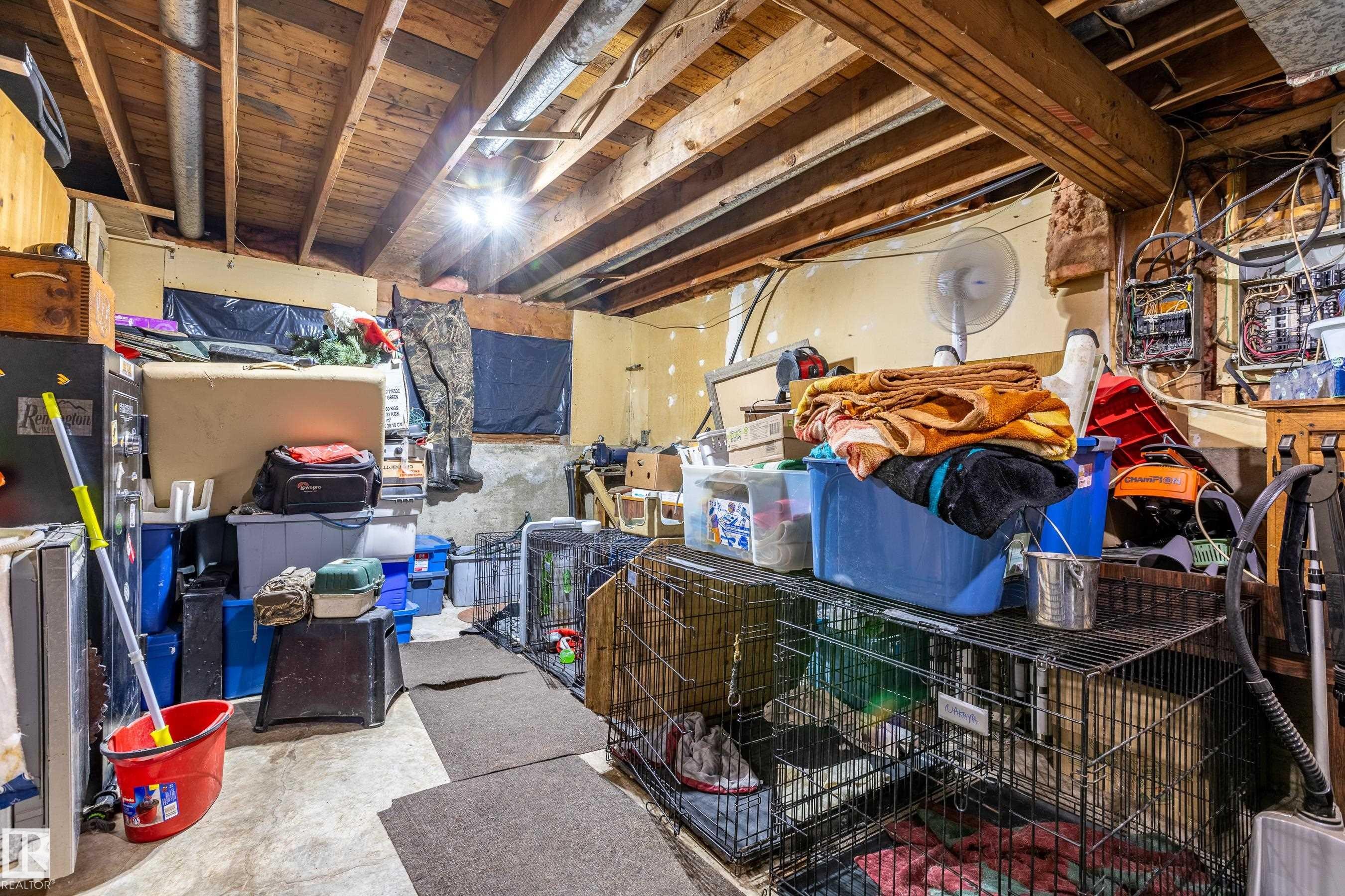 8 Fourth Street, Duffield, AB - Indoor Photo Showing Basement