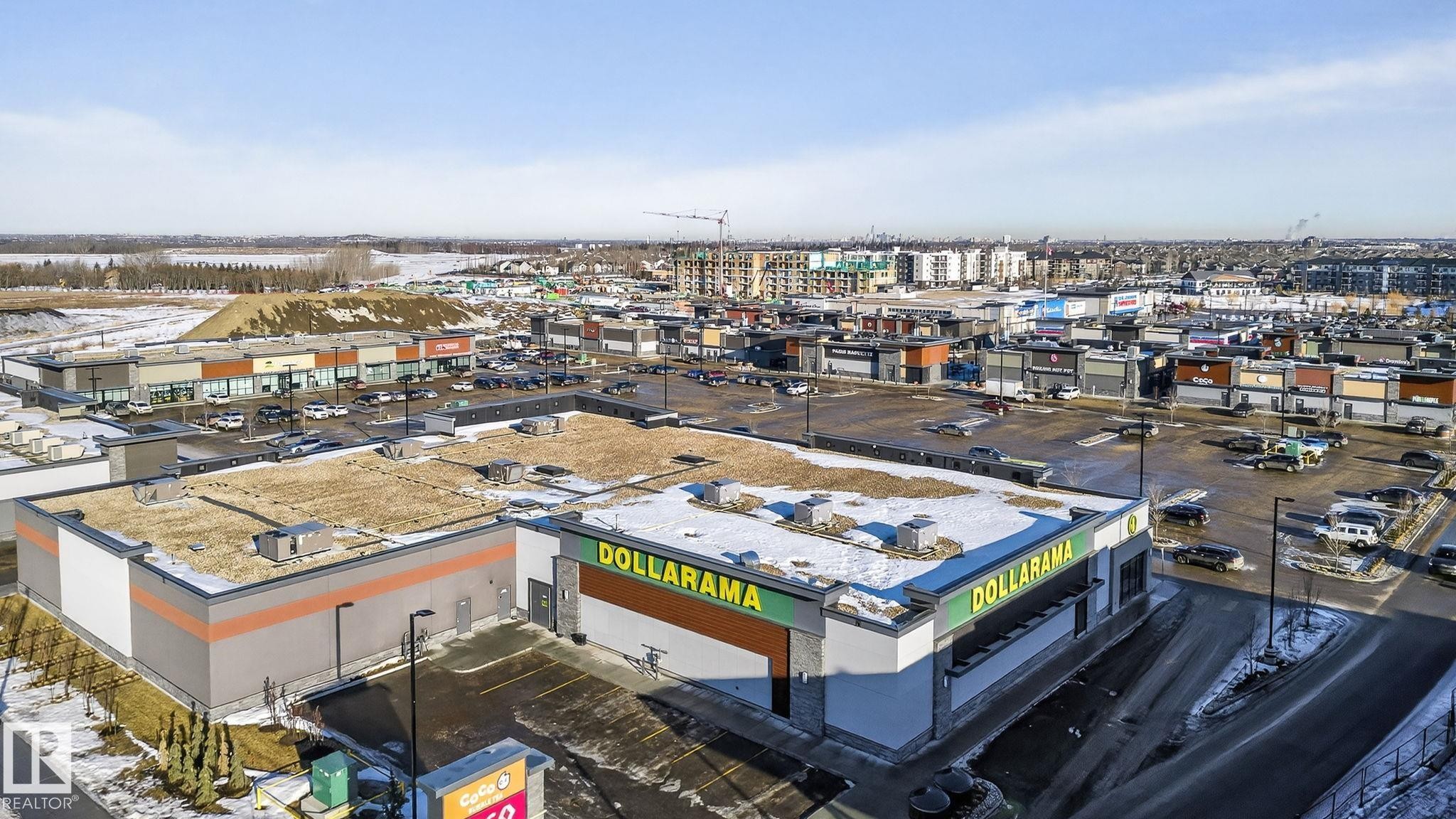 Aerial view of an industrial area and a commercial area - 2338 Casselman Crescent, Edmonton, AB - Outdoor With View