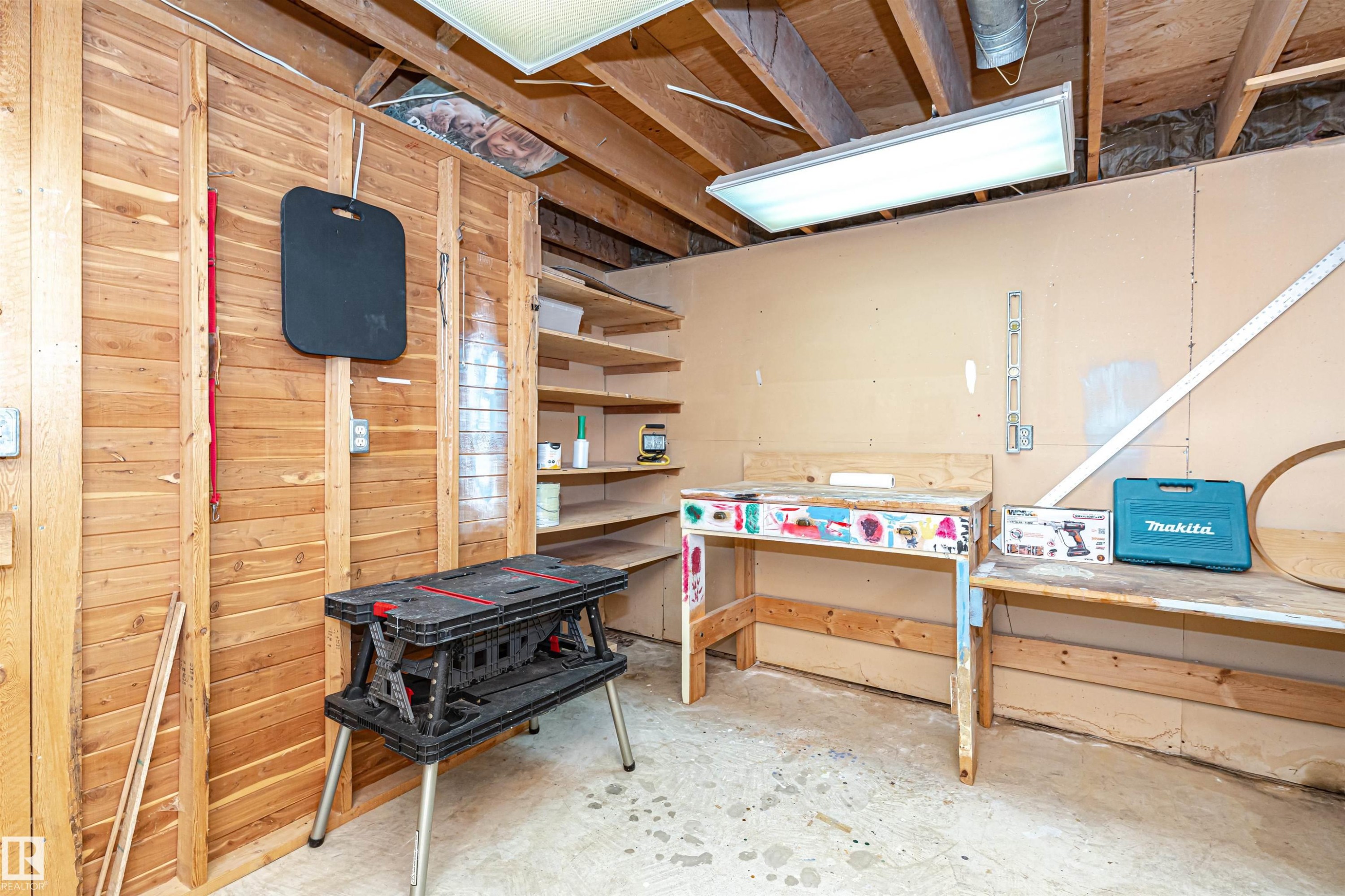 work shop in basement - 2112 67 Street Nw, Edmonton, AB - Indoor