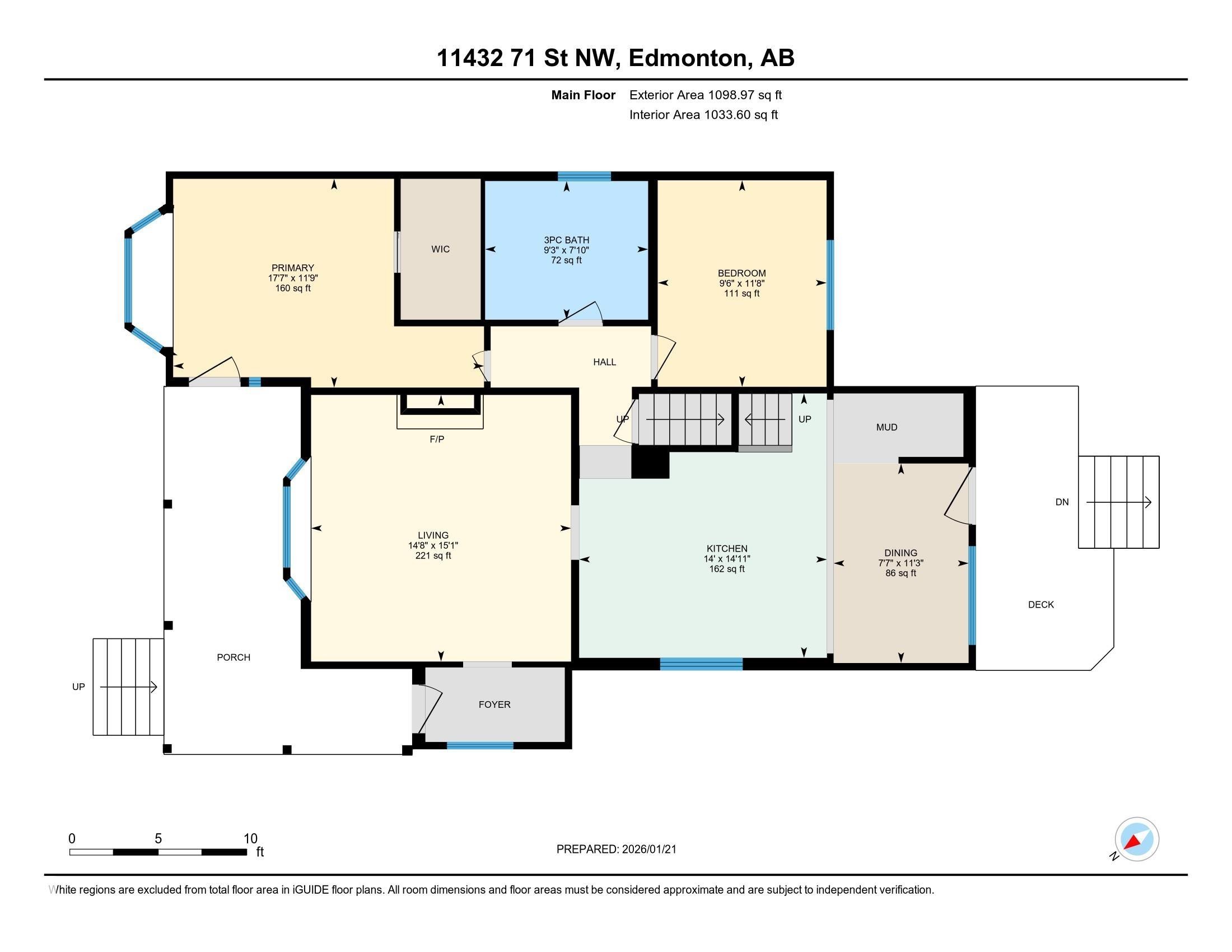 View of floor plan / room layout - 11432 71 Street, Edmonton, AB - Other