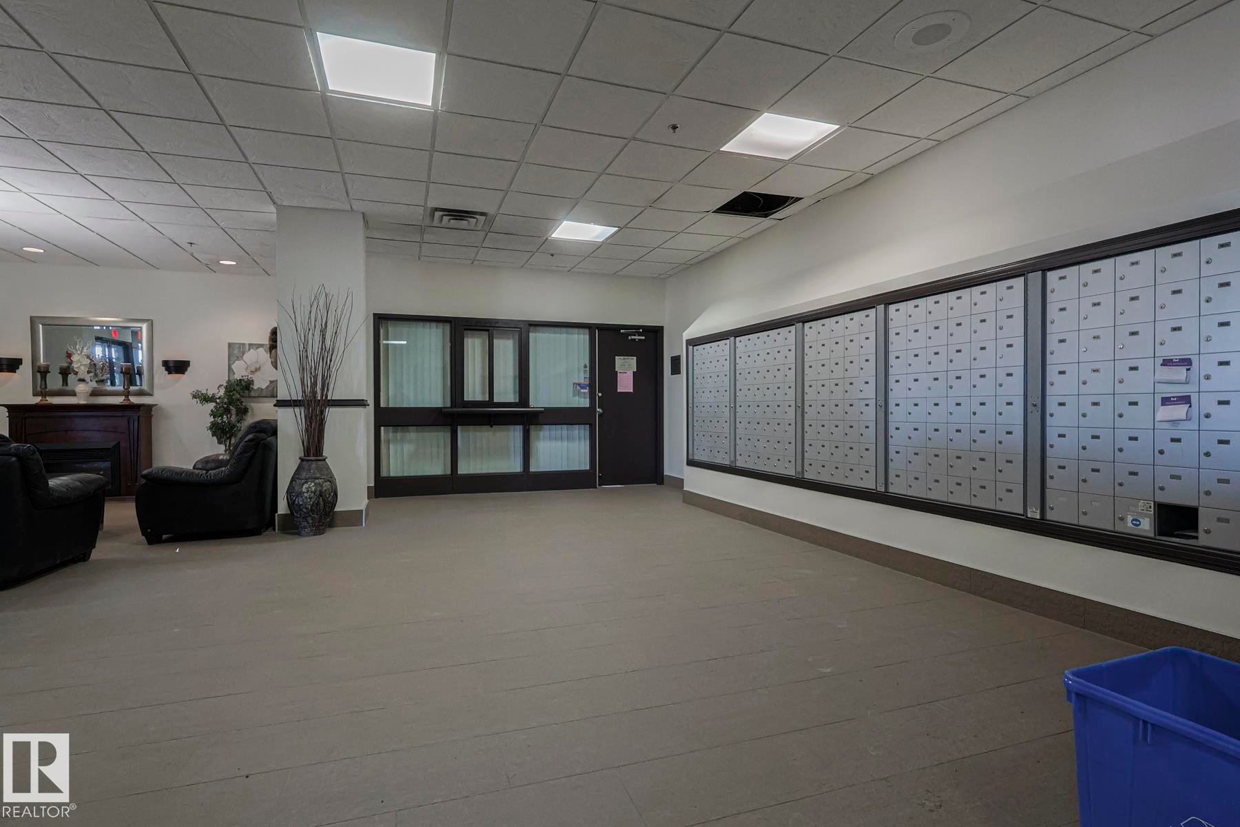Community lobby with a drop ceiling - 505 10149 Saskatchewan Drive, Edmonton, AB - Indoor Photo Showing Other Room