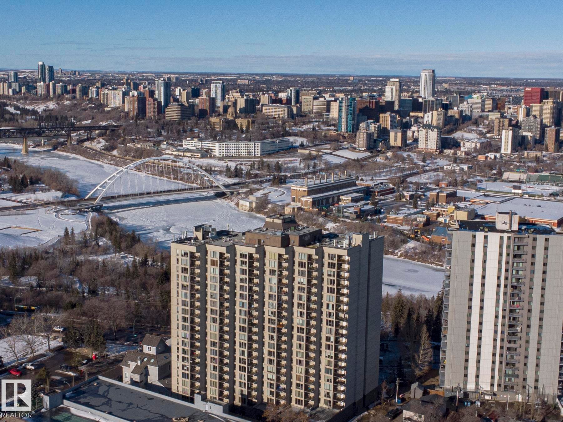 View of urban area - 505 10149 Saskatchewan Drive, Edmonton, AB - Outdoor With View