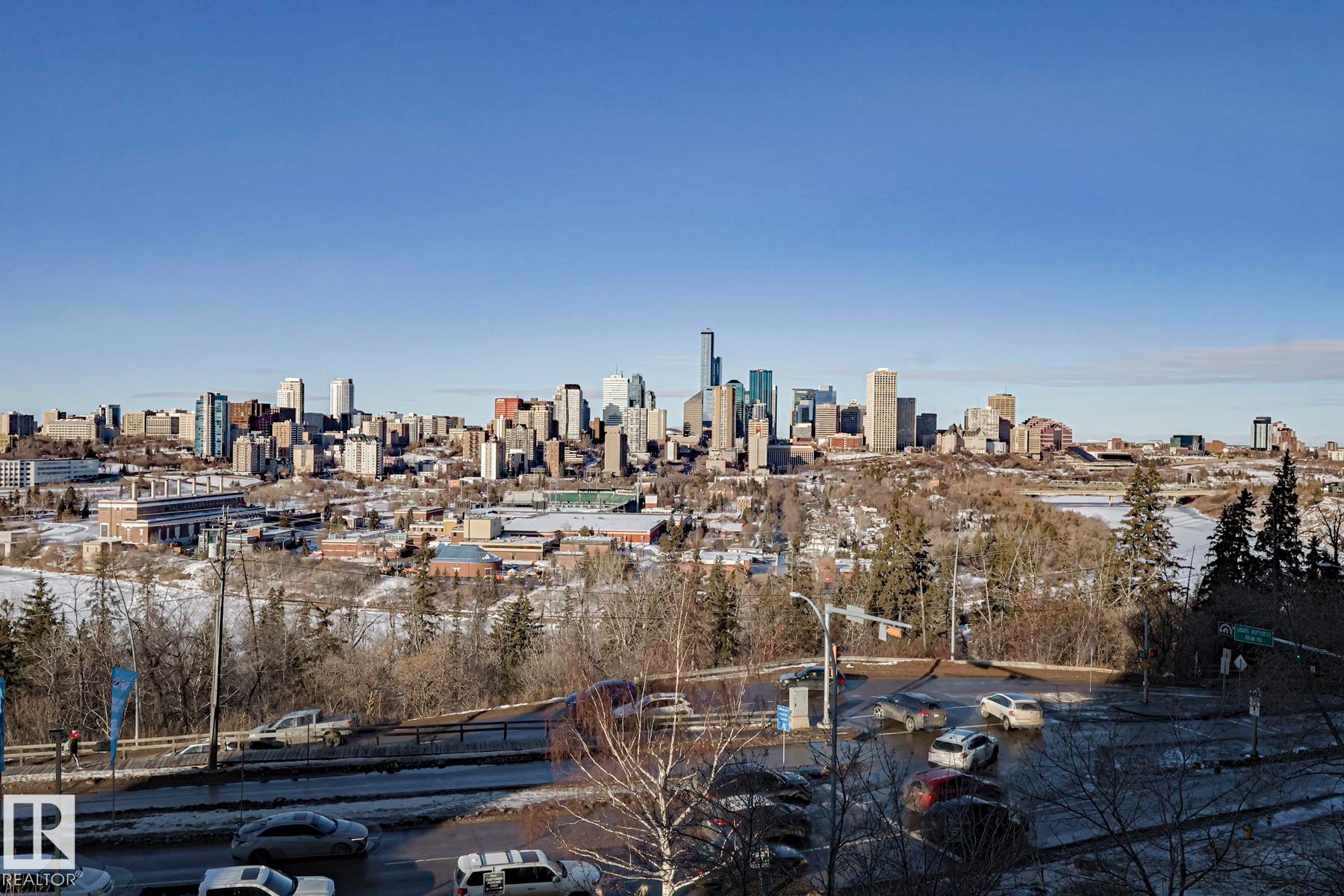 View of city skyline - 505 10149 Saskatchewan Drive, Edmonton, AB - Outdoor With View