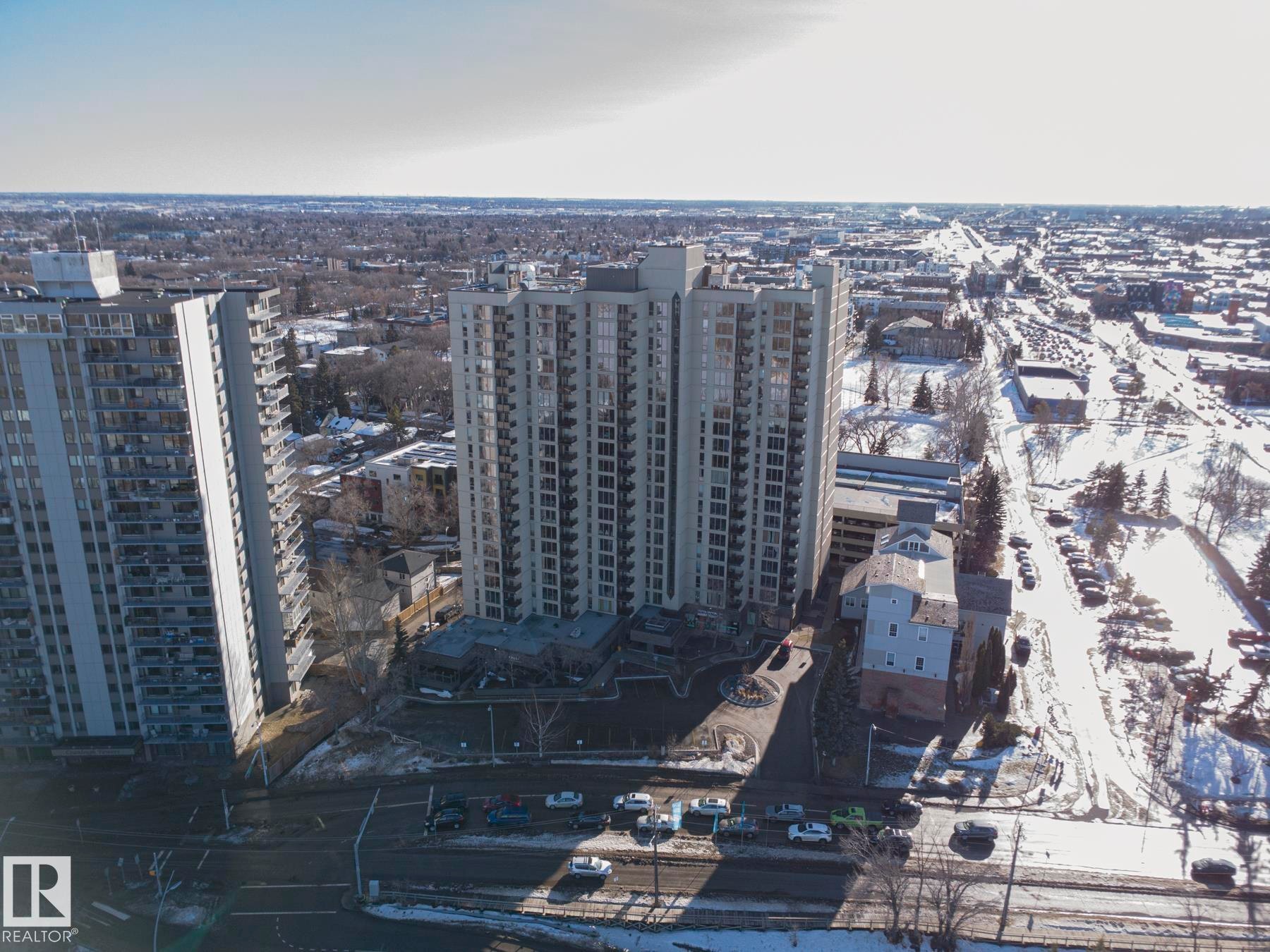View of urban area - 505 10149 Saskatchewan Drive, Edmonton, AB - Outdoor With View