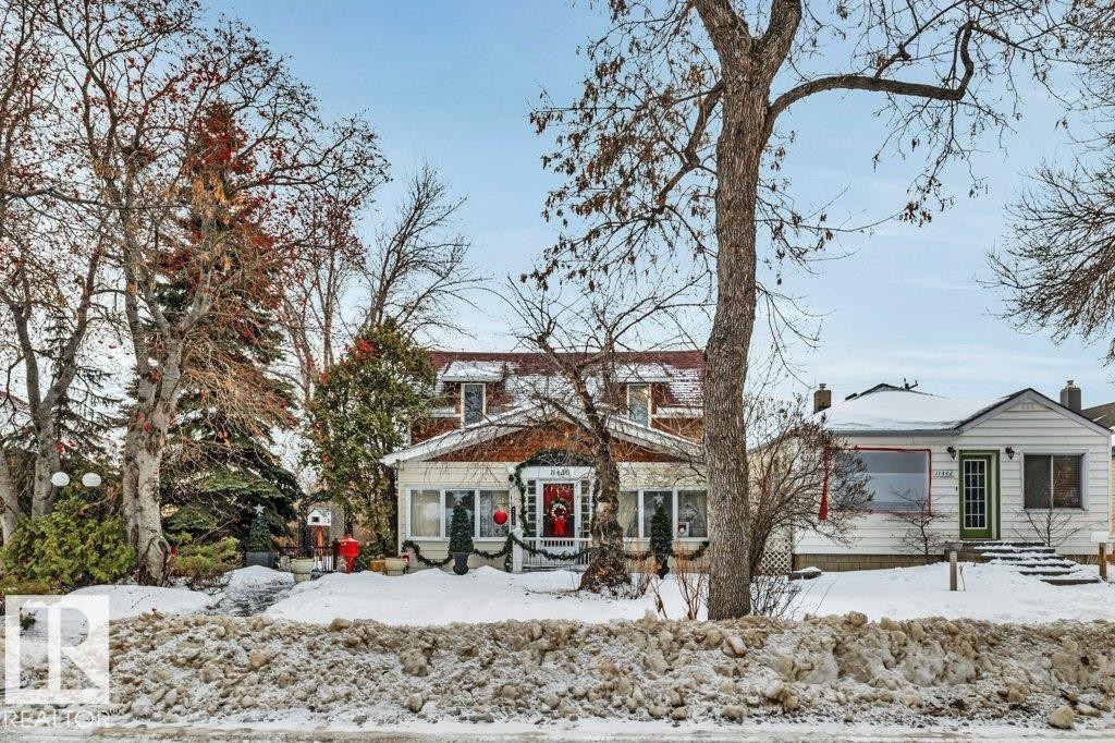 View of front of property with a chimney - 11436 71 Street, Edmonton, AB - Outdoor