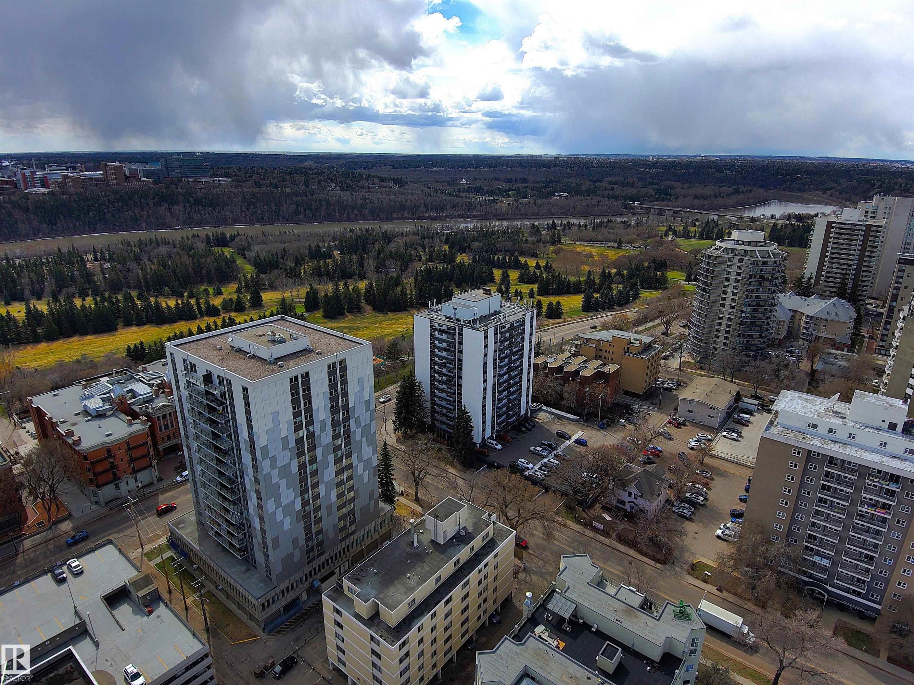 608 10021 116 Street, Edmonton, AB - Outdoor With View