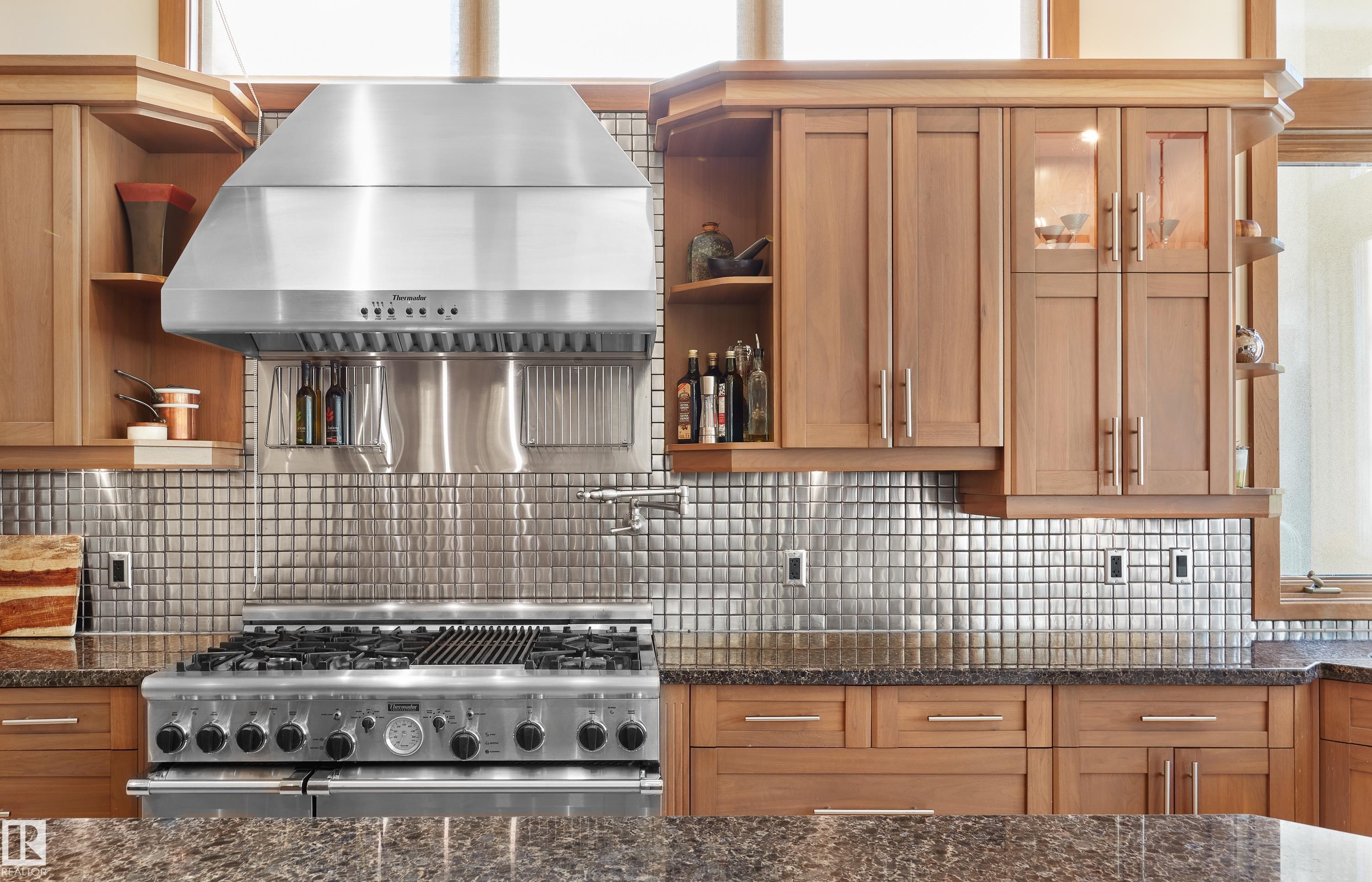 56 Windermere Drive, Edmonton, AB - Indoor Photo Showing Kitchen With Upgraded Kitchen