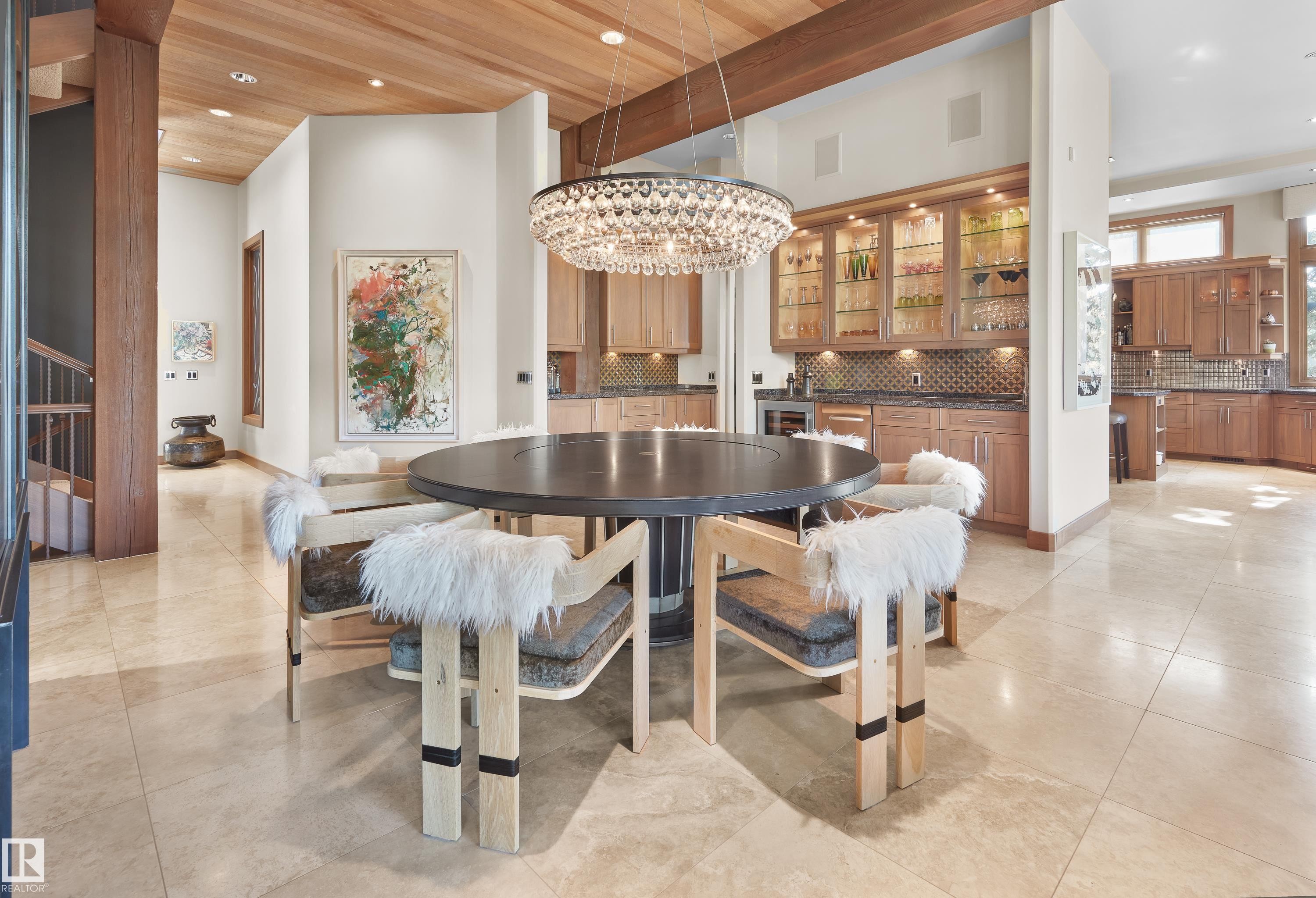 56 Windermere Drive, Edmonton, AB - Indoor Photo Showing Dining Room