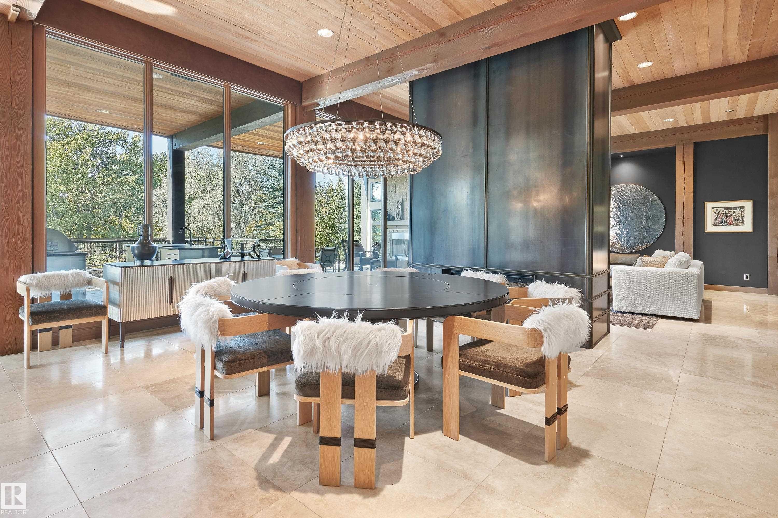 56 Windermere Drive, Edmonton, AB - Indoor Photo Showing Dining Room