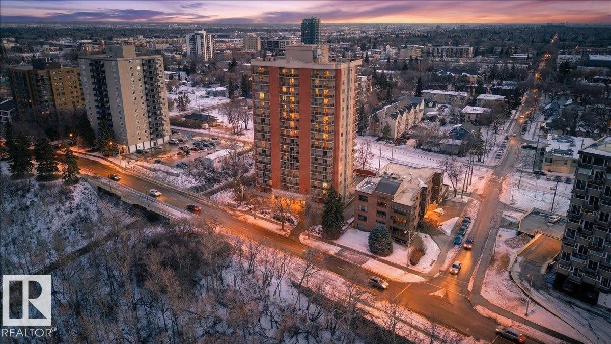 View of city - 402 10649 Saskatchewan Drive, Edmonton, AB - Outdoor With View