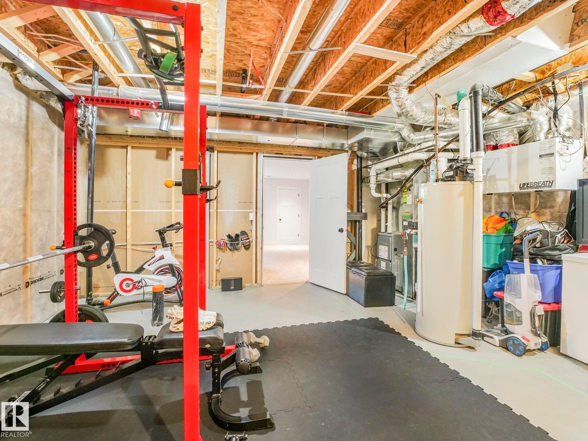 6693 Cardinal Road, Edmonton, AB - Indoor Photo Showing Basement