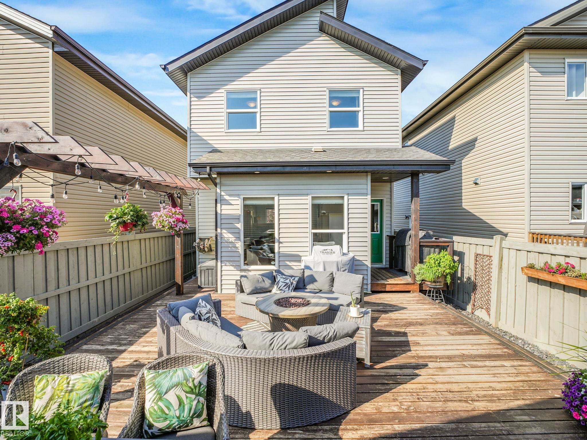6693 Cardinal Road, Edmonton, AB - Outdoor With Deck Patio Veranda With Exterior