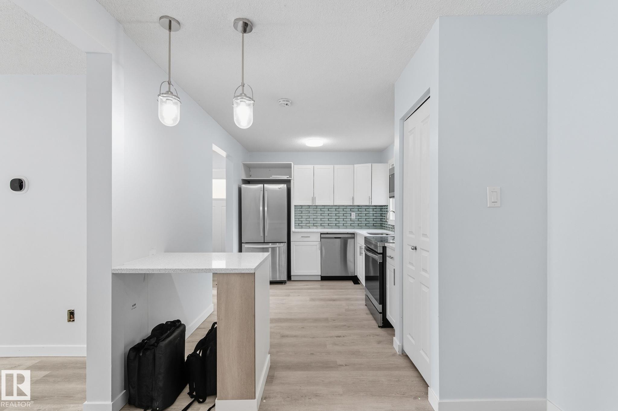 13251 47 Street, Edmonton, AB - Indoor Photo Showing Kitchen With Stainless Steel Kitchen