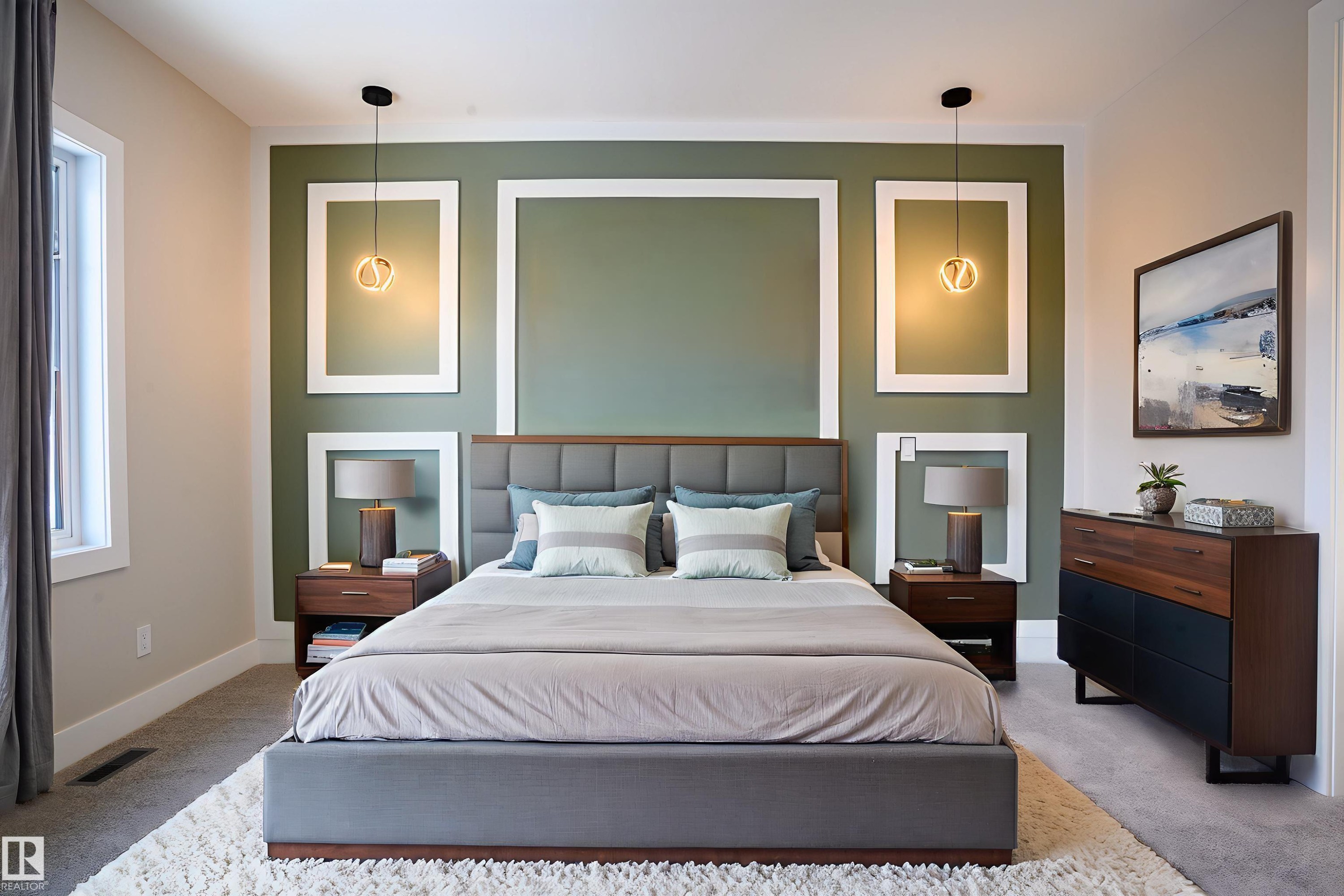 Bedroom featuring light colored carpet and baseboards - 16 Middleton Close, Leduc, AB - Indoor Photo Showing Bedroom