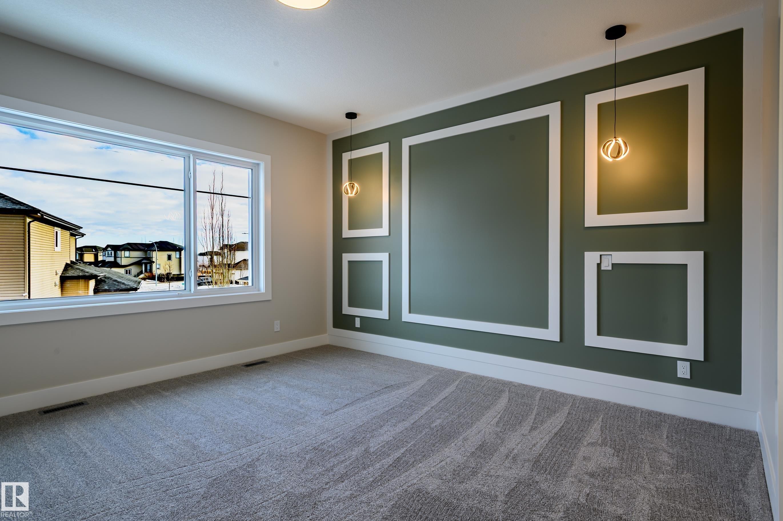 Carpeted empty room featuring baseboards - 16 Middleton Close, Leduc, AB - Indoor Photo Showing Other Room