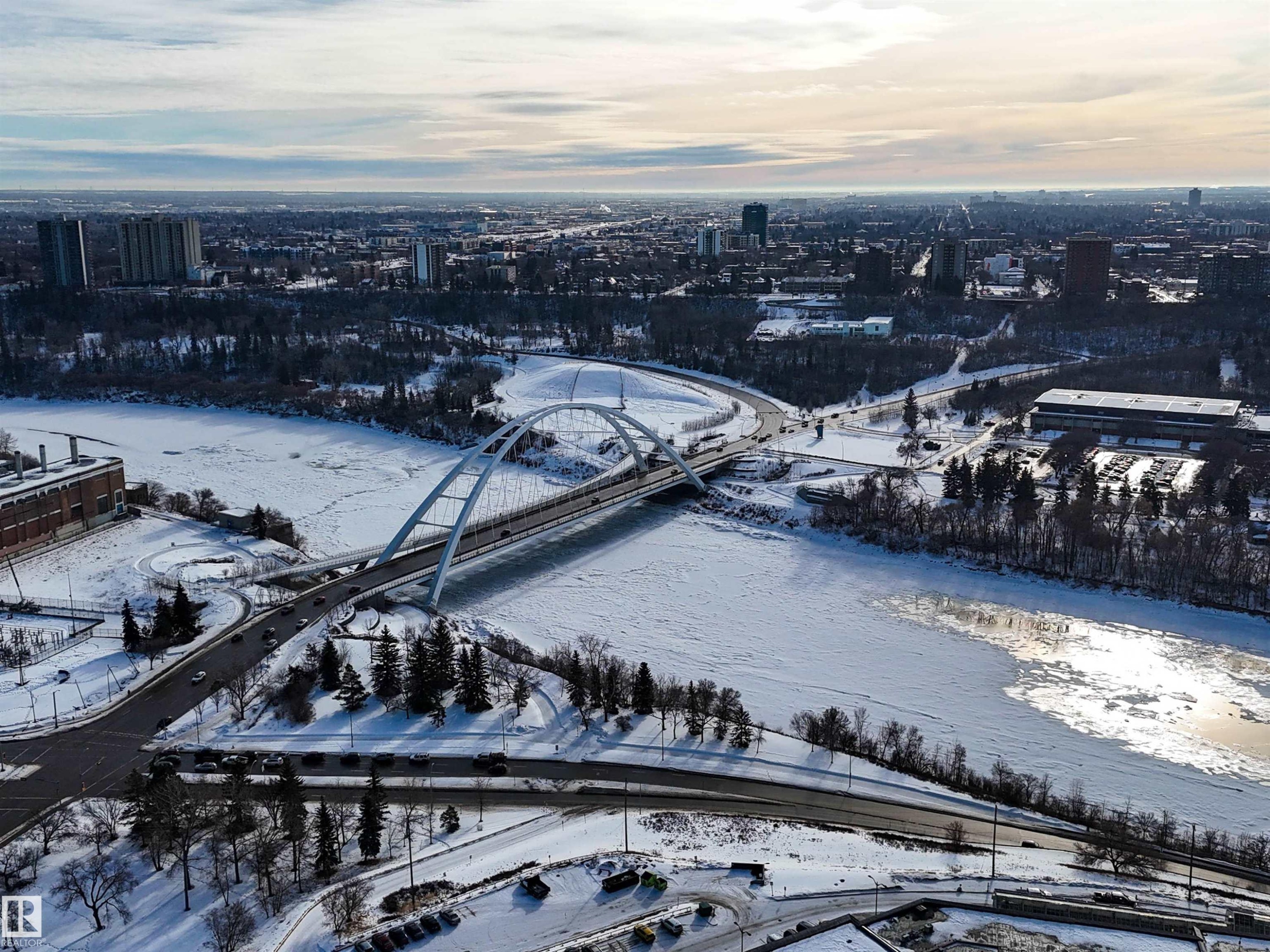 1804 9720 106 Street, Edmonton, AB - Outdoor With Body Of Water With View