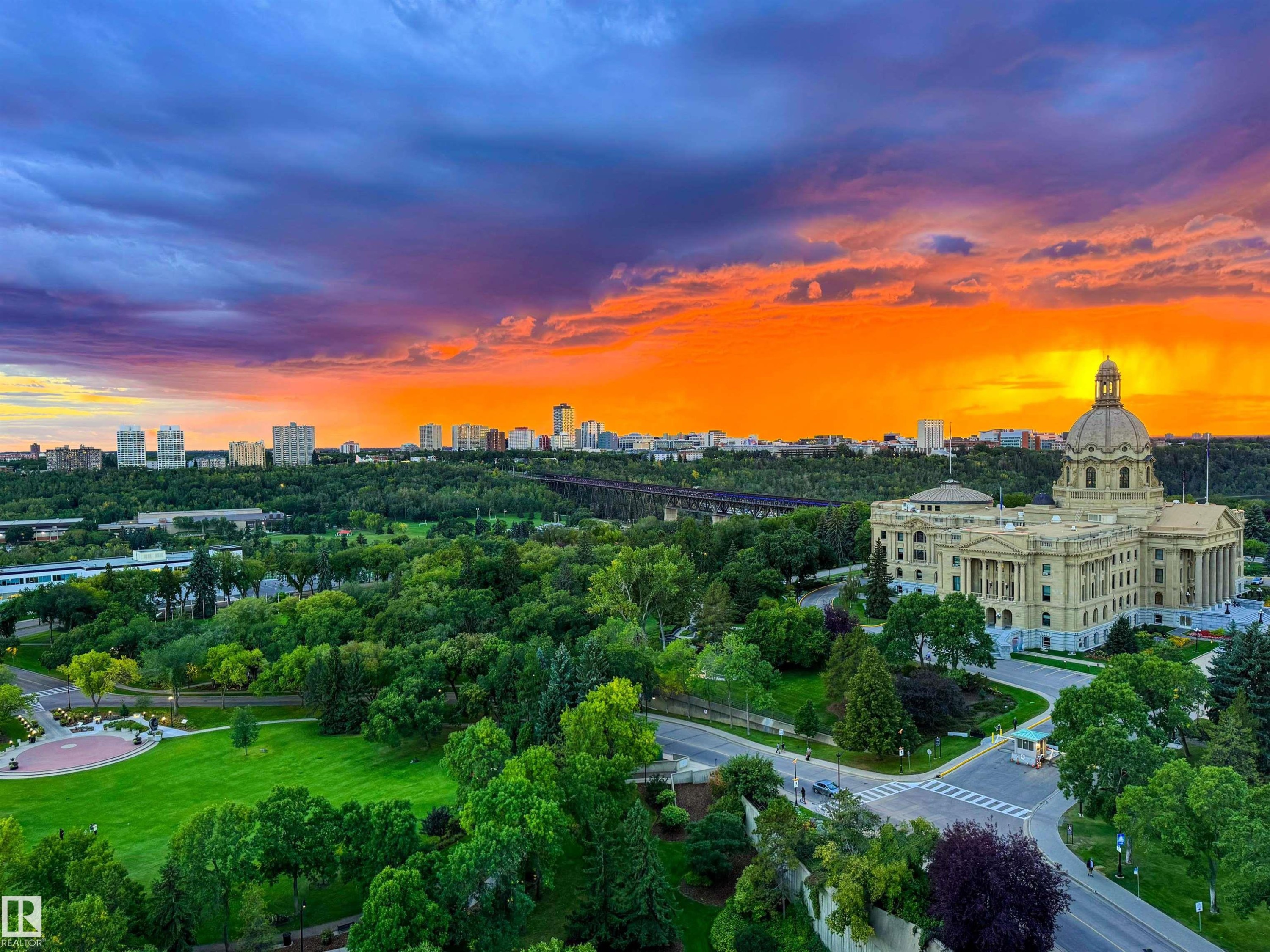 1804 9720 106 Street, Edmonton, AB - Outdoor With View