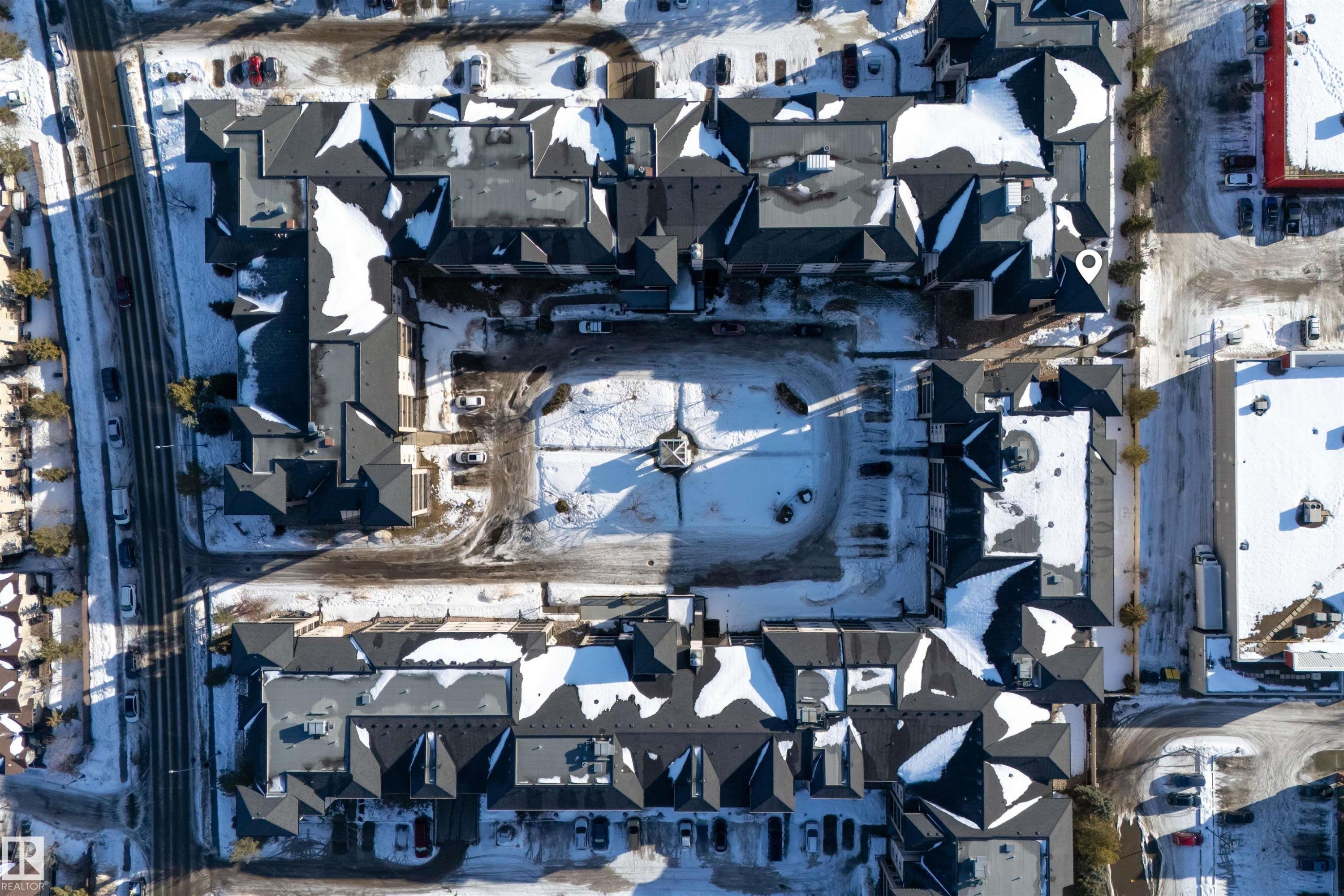 Aerial overview of property's location - 427 13005 140 Avenue, Edmonton, AB - Outdoor