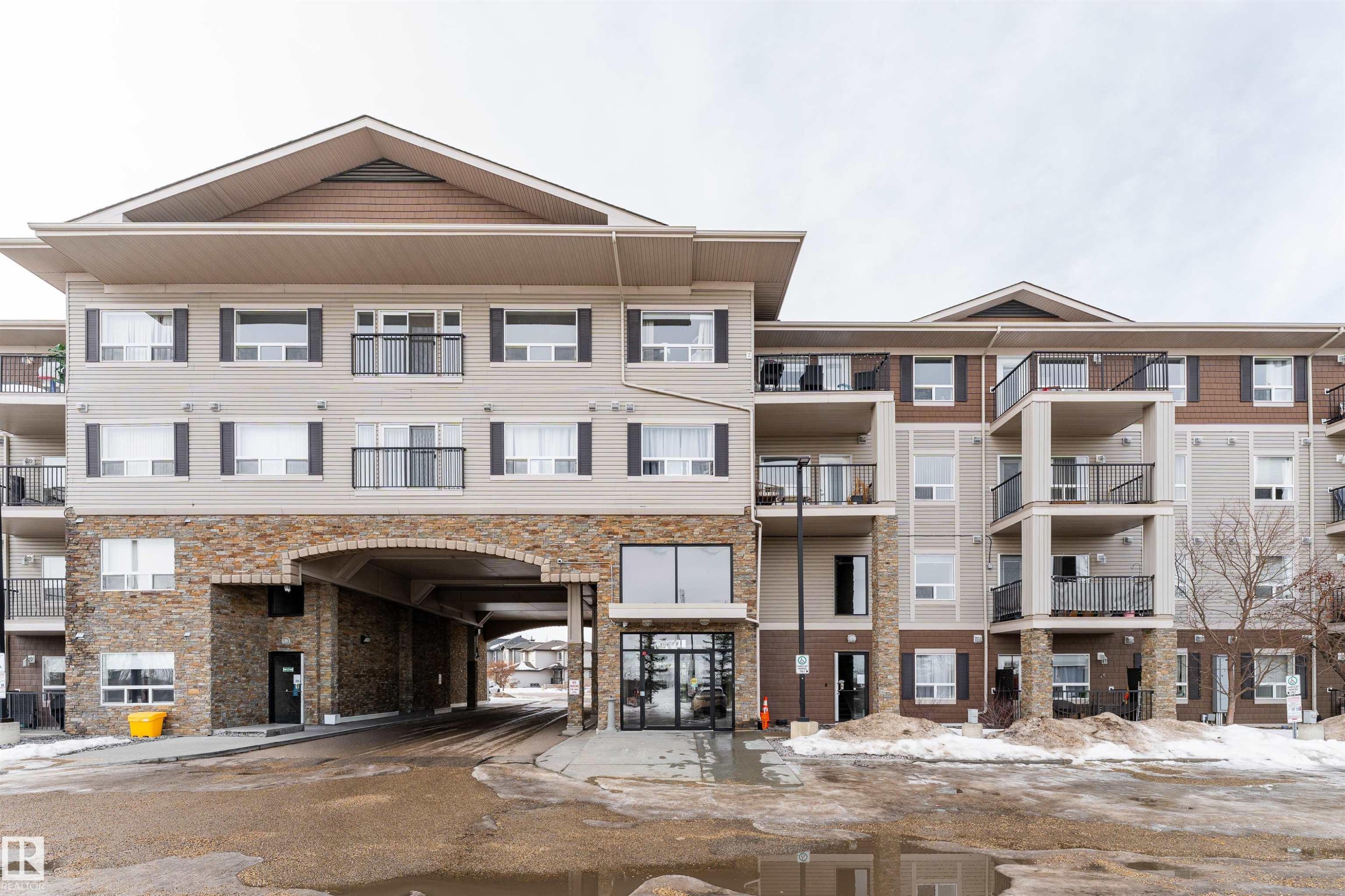 View of apartment building / complex - 325 1520 Hammond Gate, Edmonton, AB - Outdoor With Balcony With Facade