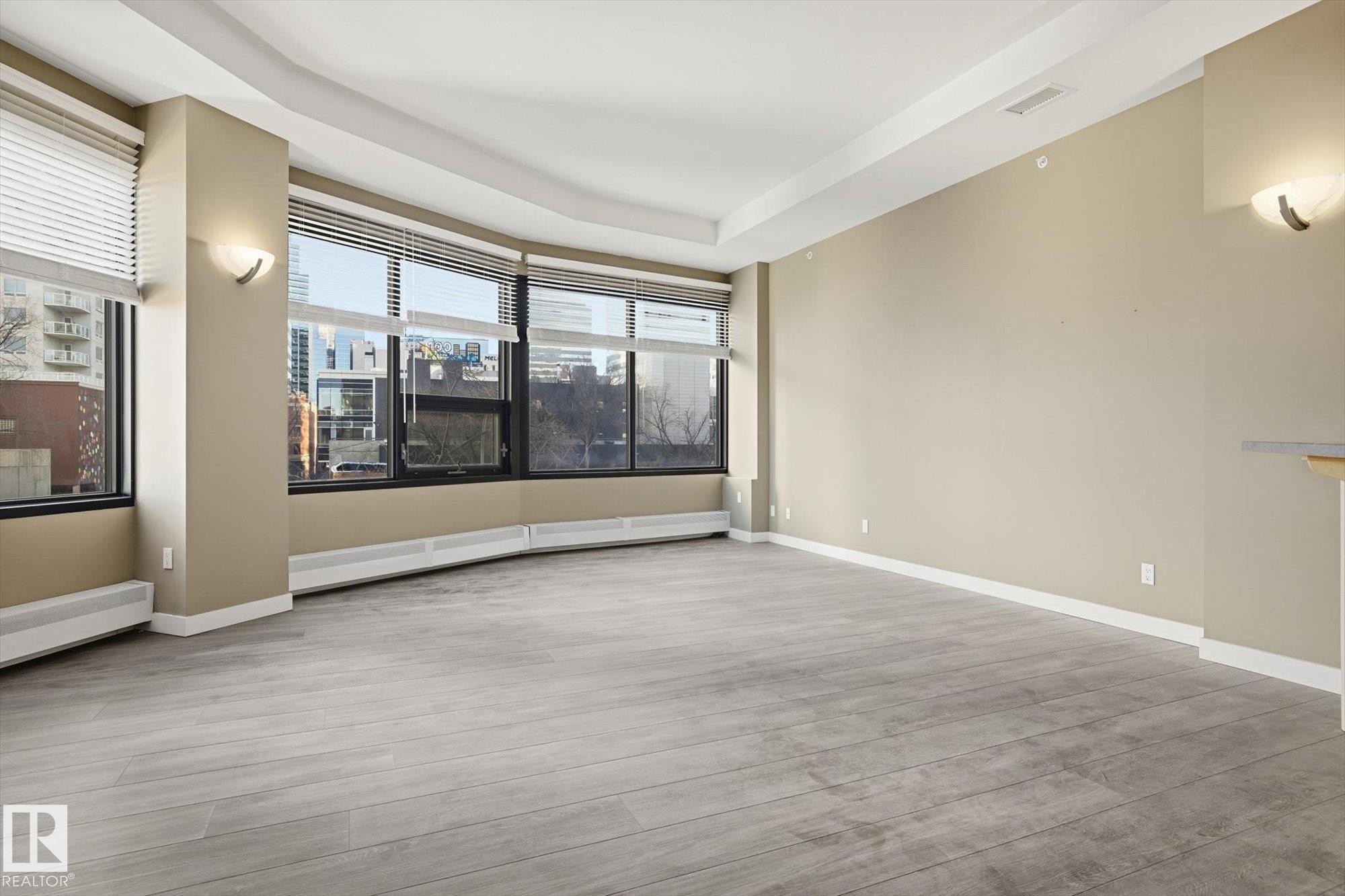 301 10106 105 Street, Edmonton, AB - Indoor With Fireplace