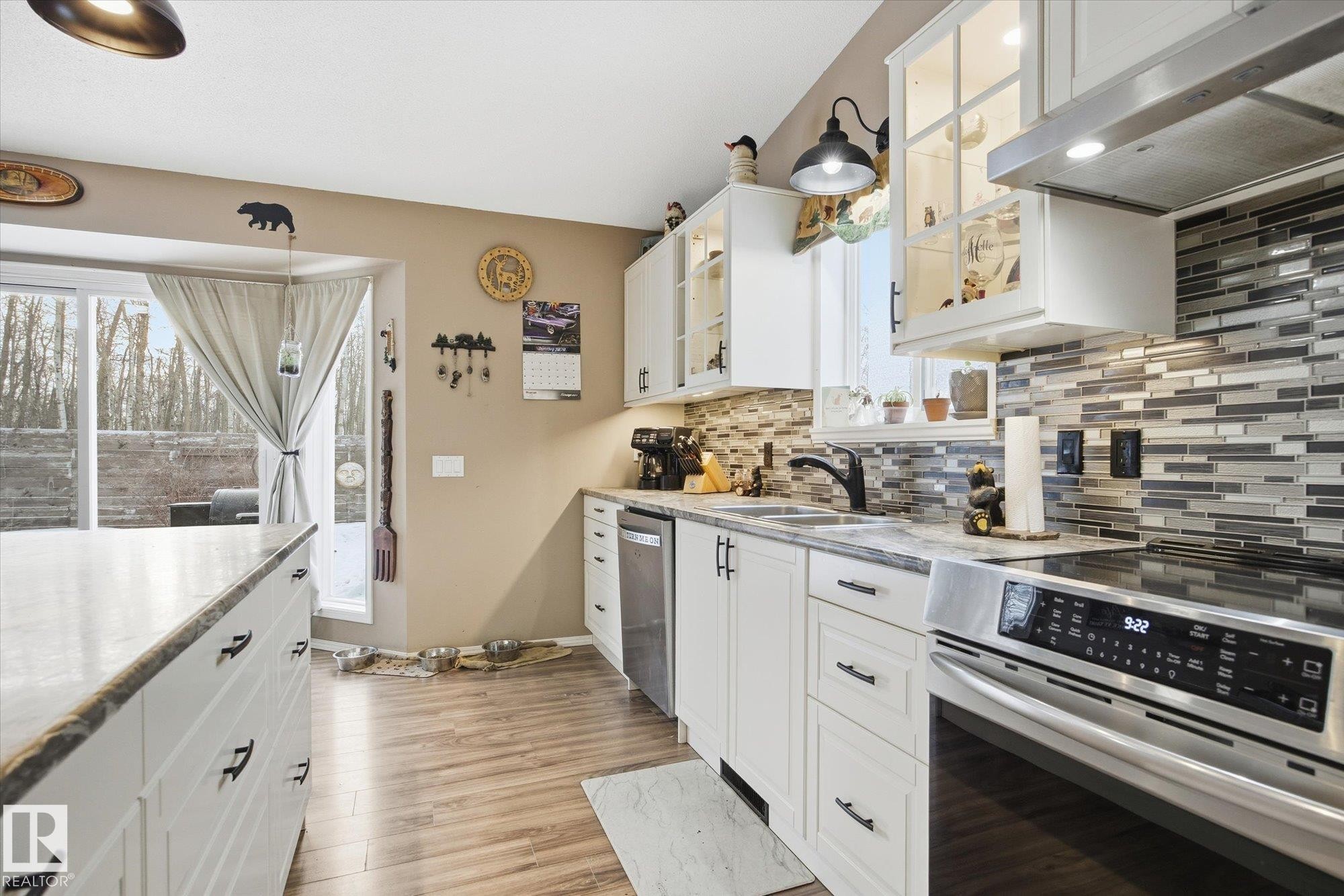 67A Arbor Crescent, St. Albert, AB - Indoor Photo Showing Kitchen With Double Sink With Upgraded Kitchen
