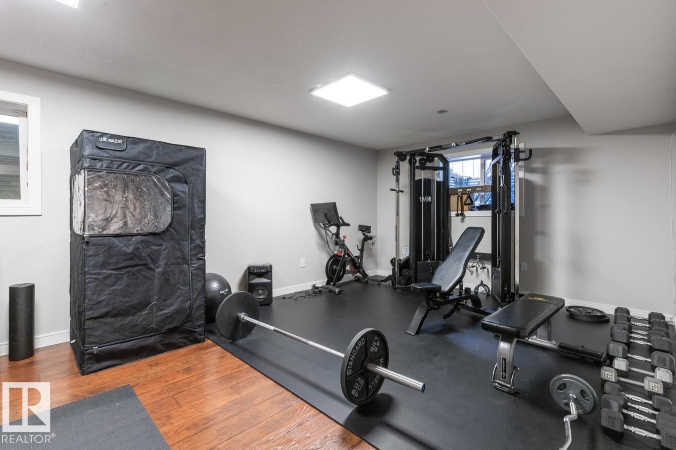 3693 Claxton Place, Edmonton, AB - Indoor Photo Showing Gym Room