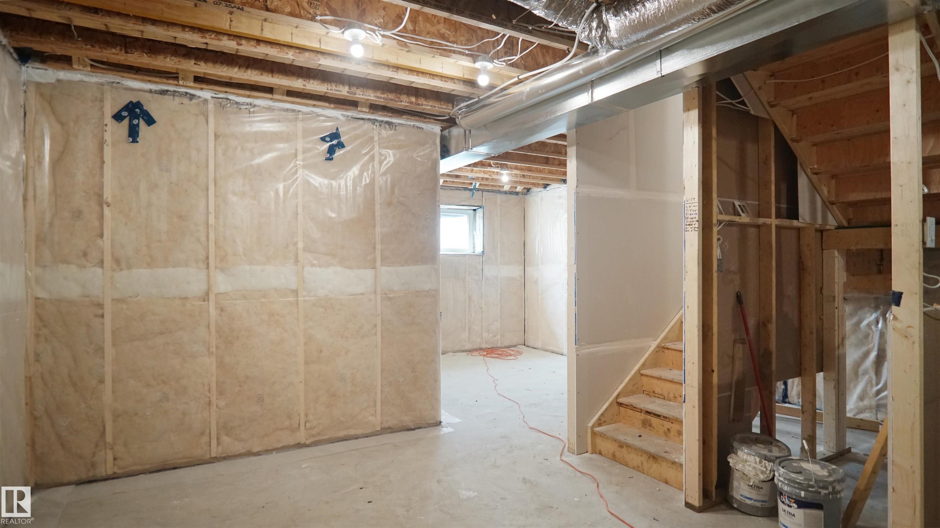 View of basement - 711 31 Avenue, Edmonton, AB - Indoor Photo Showing Basement