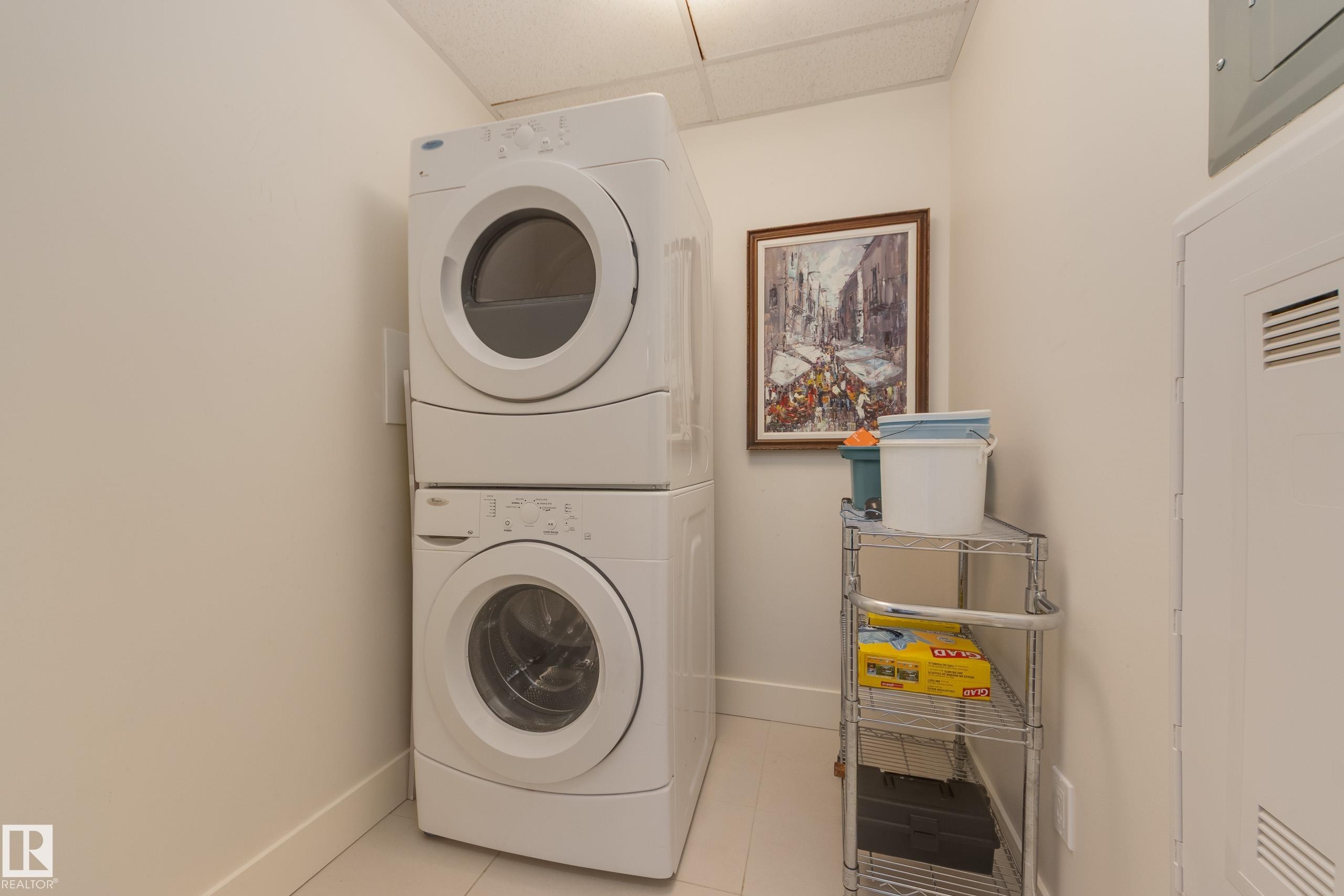403 1350 Windermere Way, Edmonton, AB - Indoor Photo Showing Laundry Room