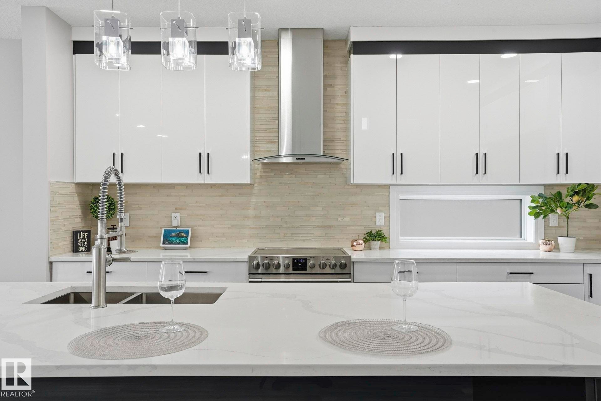 10633 64 Avenue, Edmonton, AB - Indoor Photo Showing Kitchen With Double Sink With Upgraded Kitchen