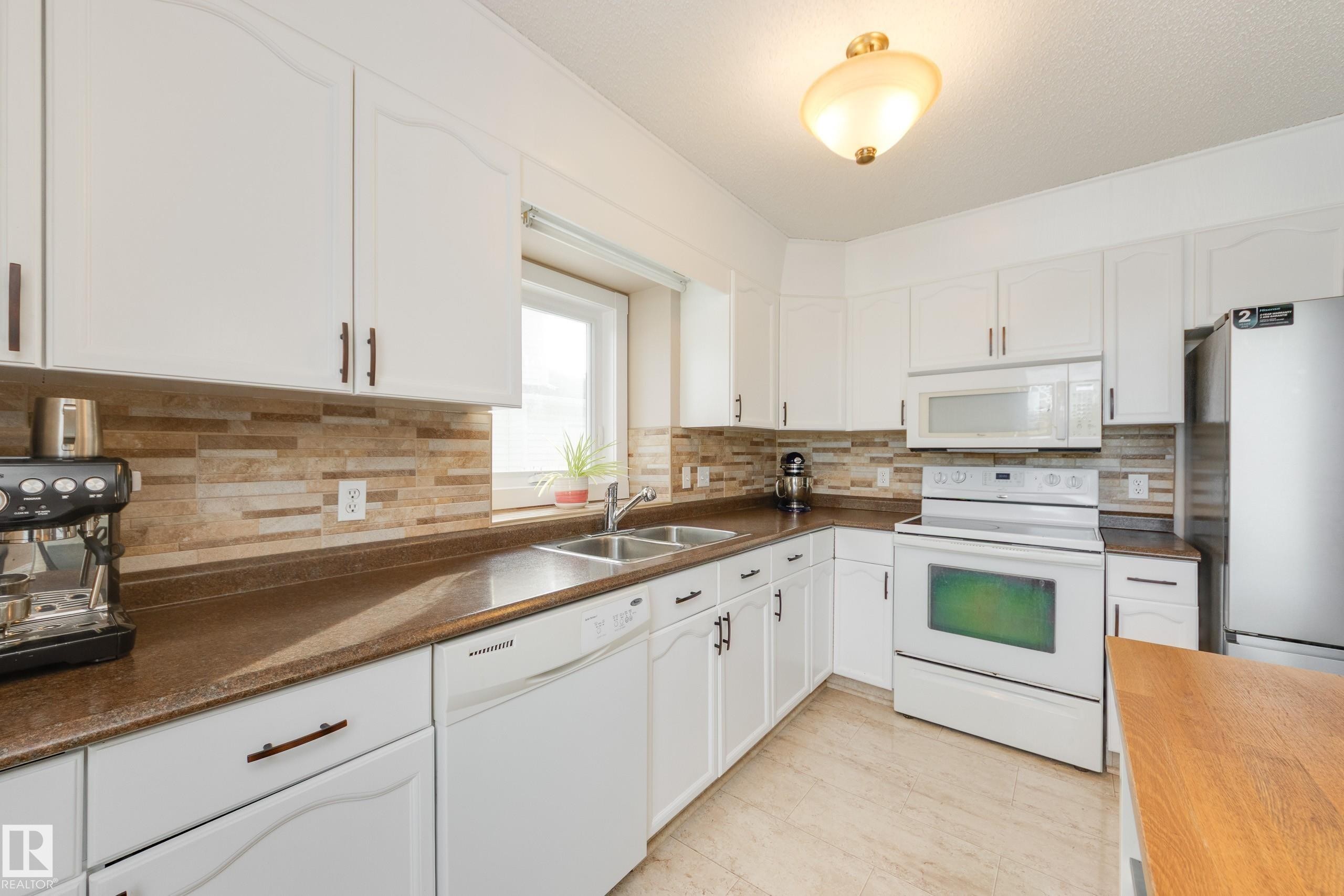 18812 93 Avenue, Edmonton, AB - Indoor Photo Showing Kitchen With Double Sink