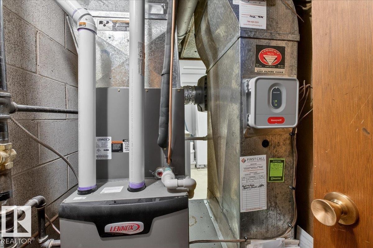 View of utilities - Edmonton, AB - Indoor Photo Showing Basement