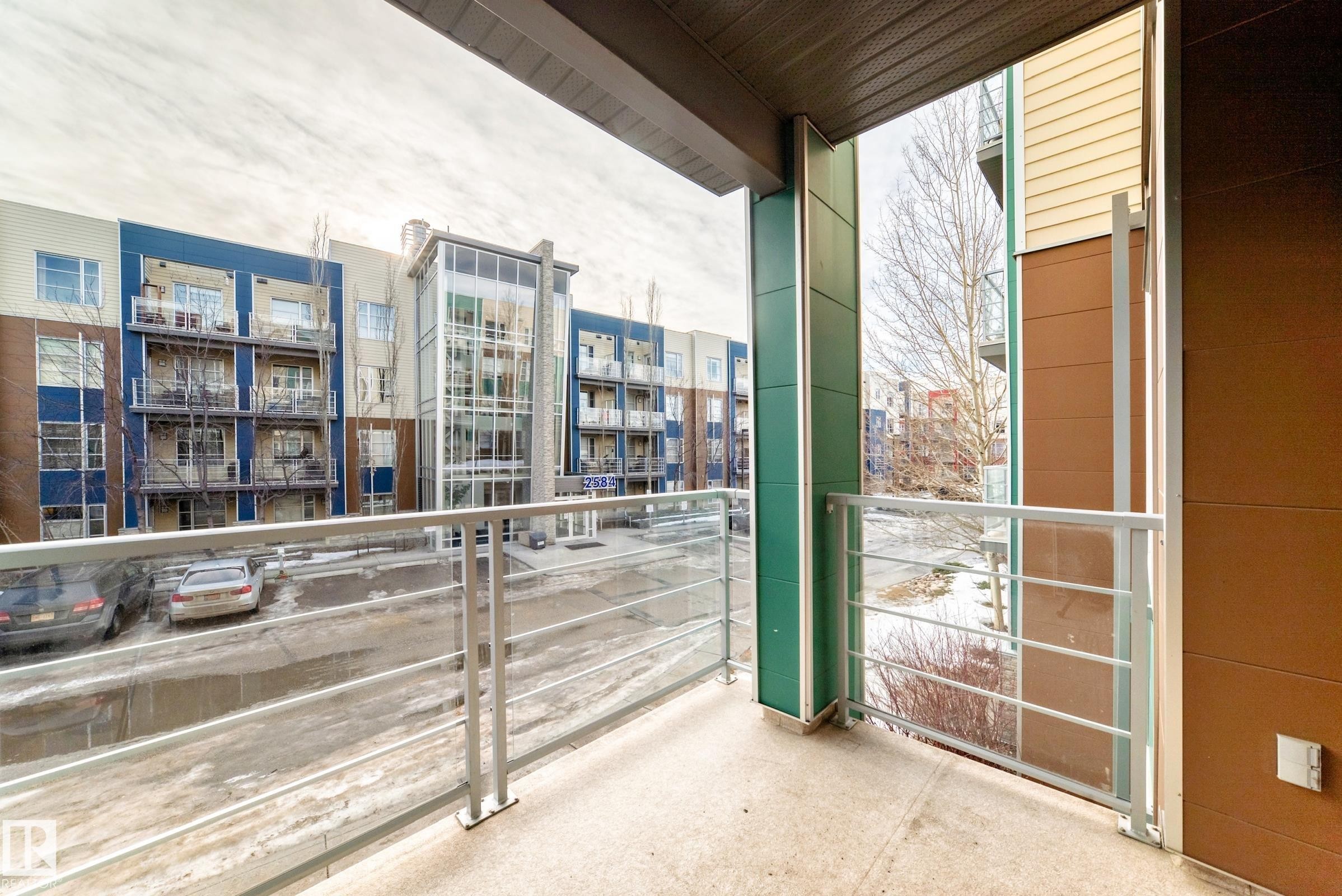 View of balcony - 201 2588 Anderson Way, Edmonton, AB - Outdoor With Exterior