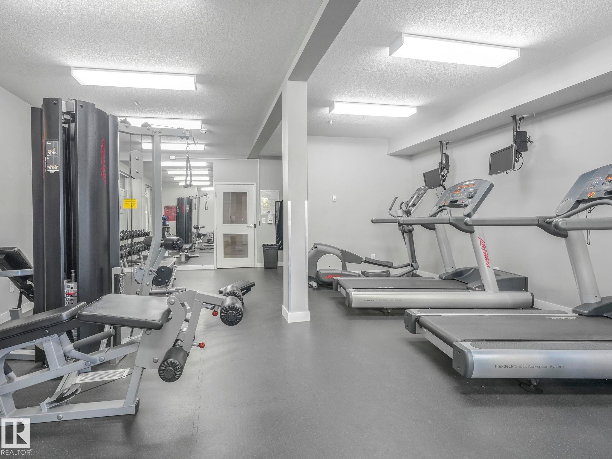 201 2588 Anderson Way, Edmonton, AB - Indoor Photo Showing Gym Room