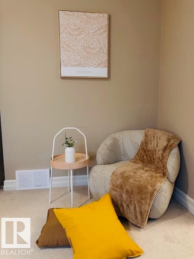 Living area with carpet and baseboards - 12219 167A Avenue, Edmonton, AB - Indoor