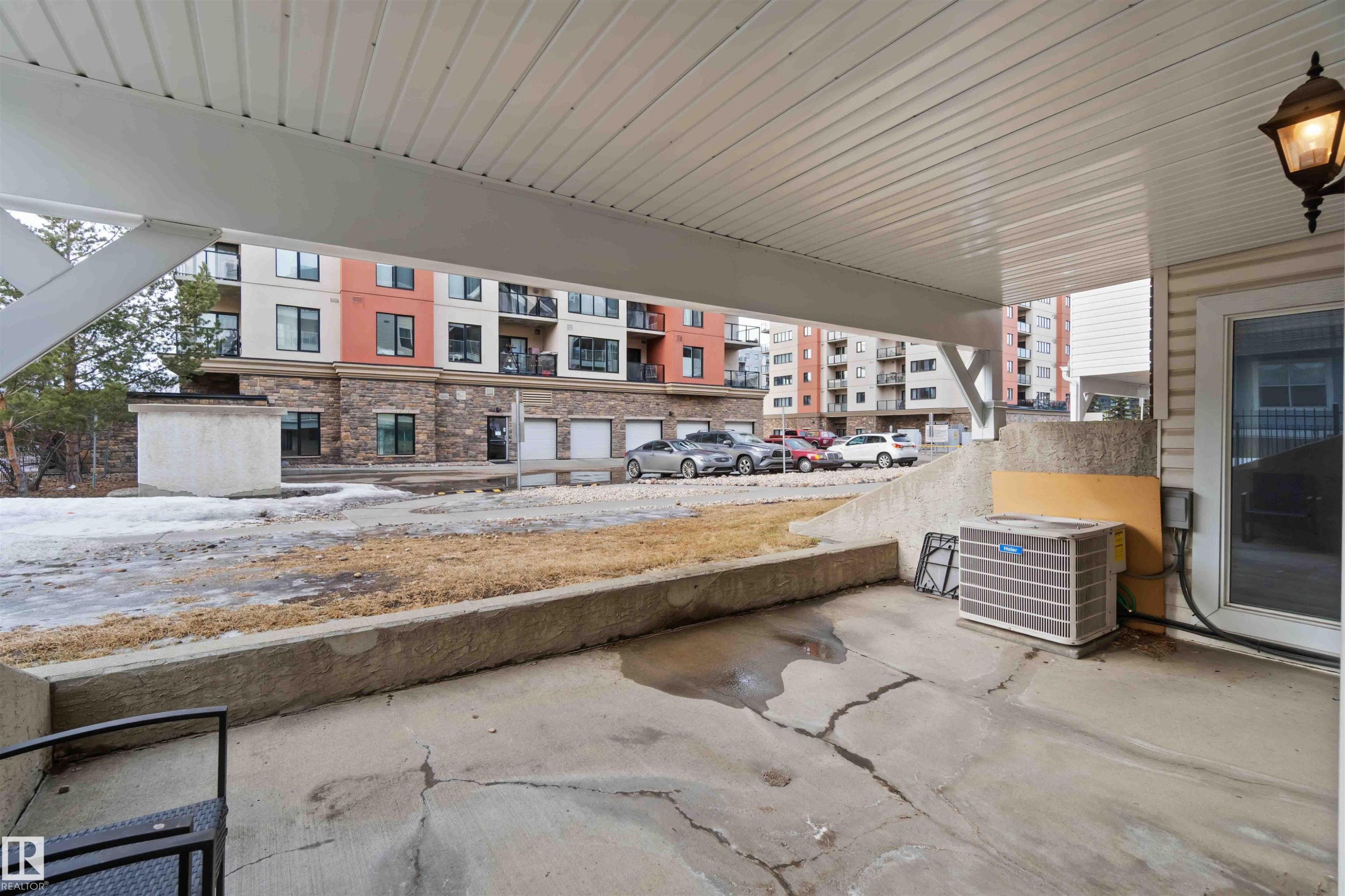 View of patio - 113 10311 111 Street, Edmonton, AB -