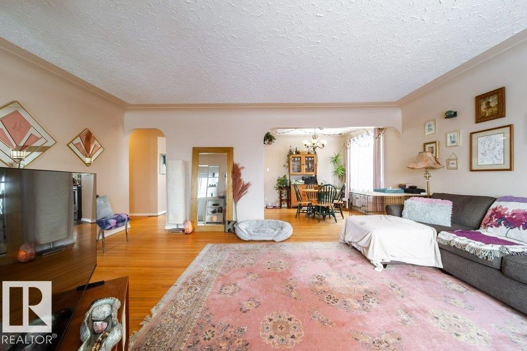 11235 Groat Road, Edmonton, AB - Indoor Photo Showing Living Room