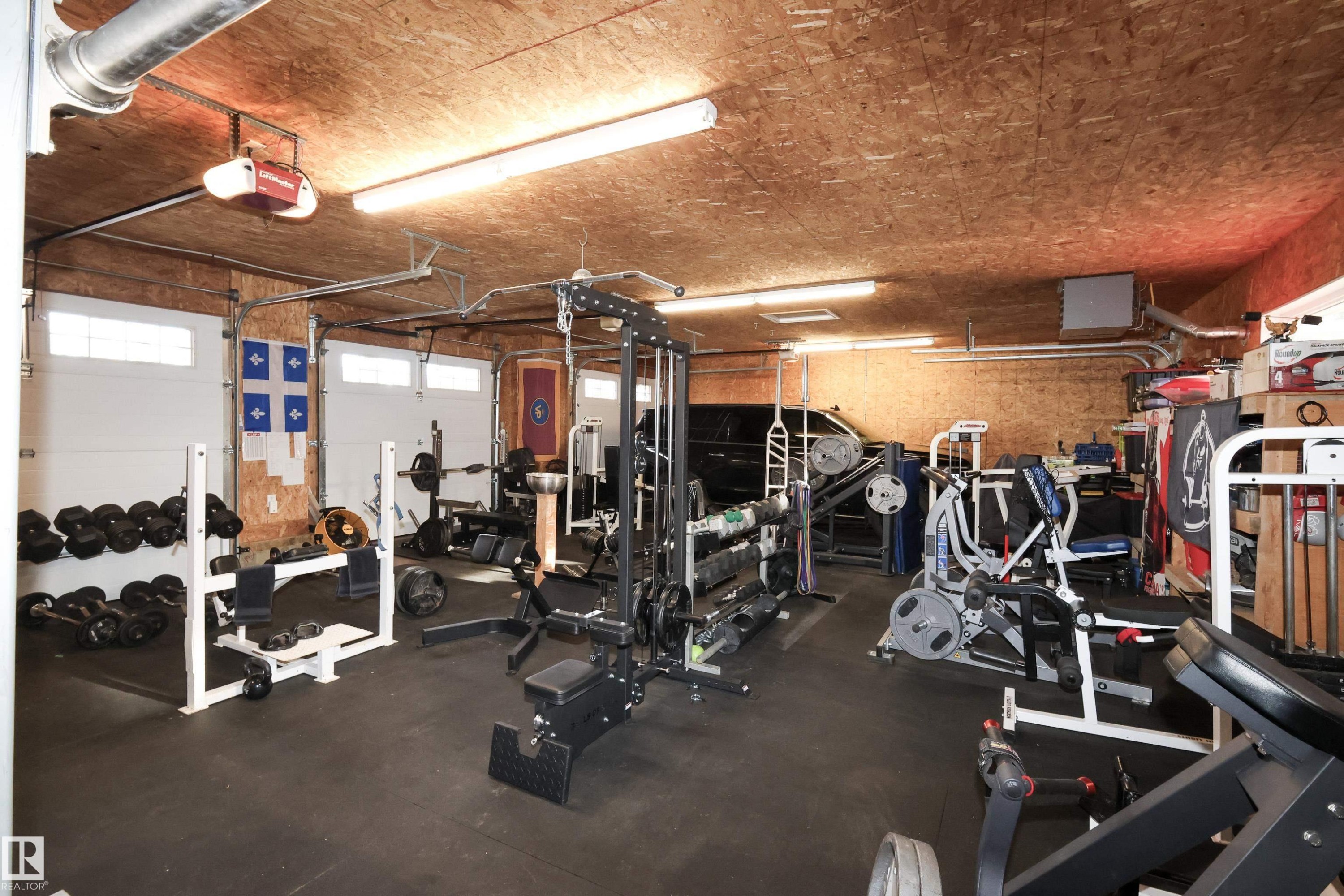 #14 52001 Rge Road 275, Rural Parkland County, AB - Indoor Photo Showing Gym Room