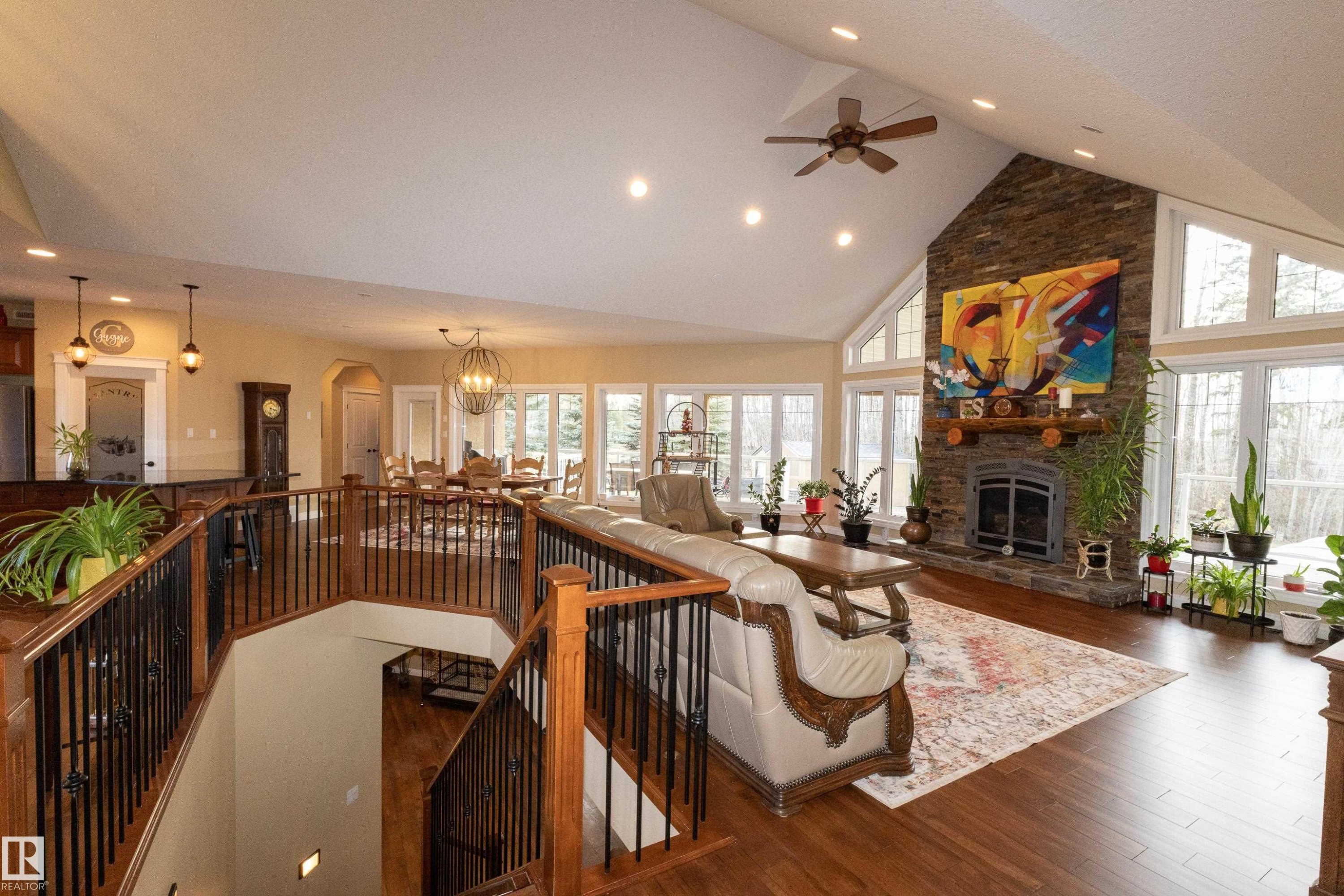 #14 52001 Rge Road 275, Rural Parkland County, AB - Indoor With Fireplace