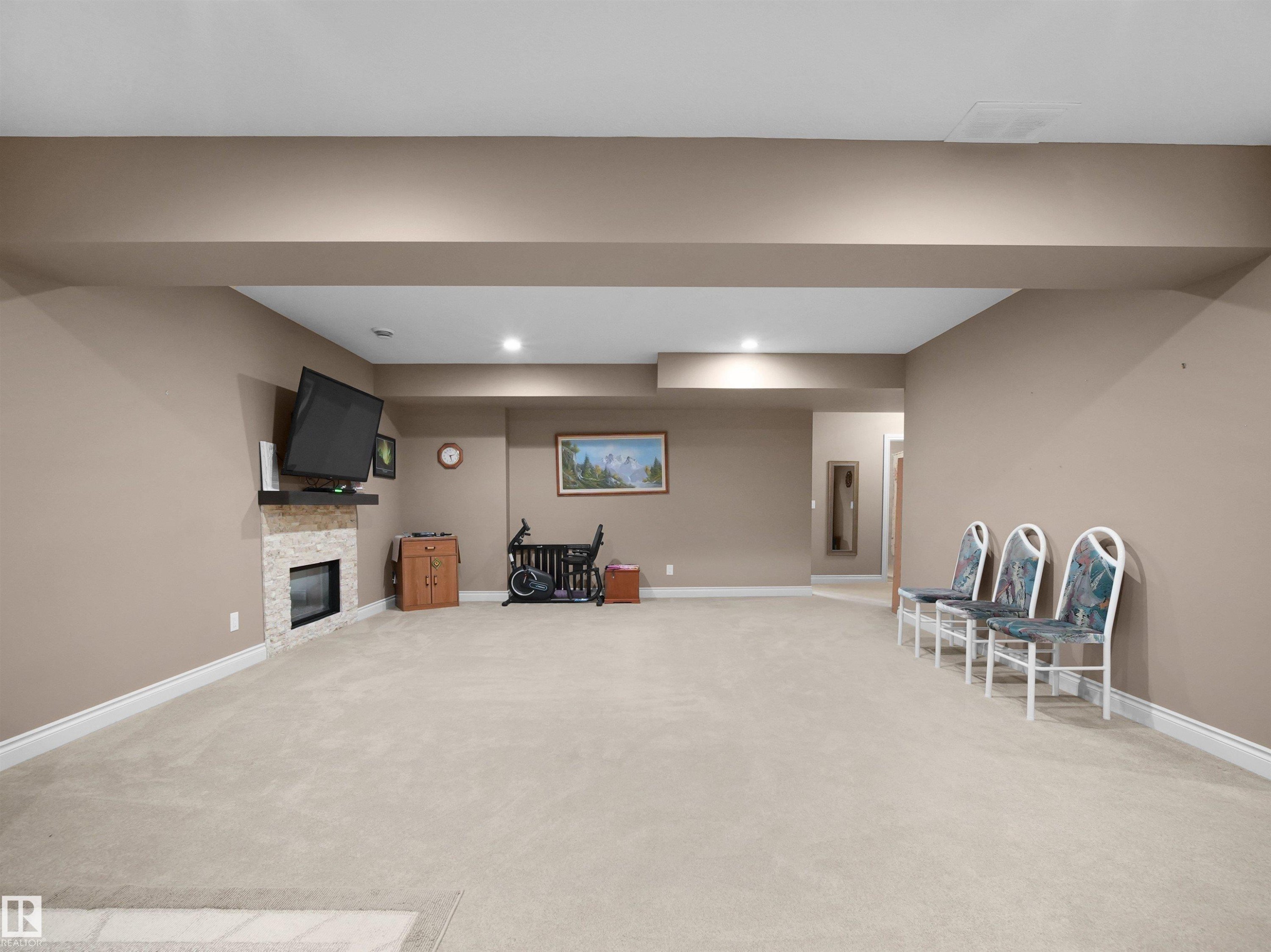 3509 West Place, Edmonton, AB - Indoor With Fireplace