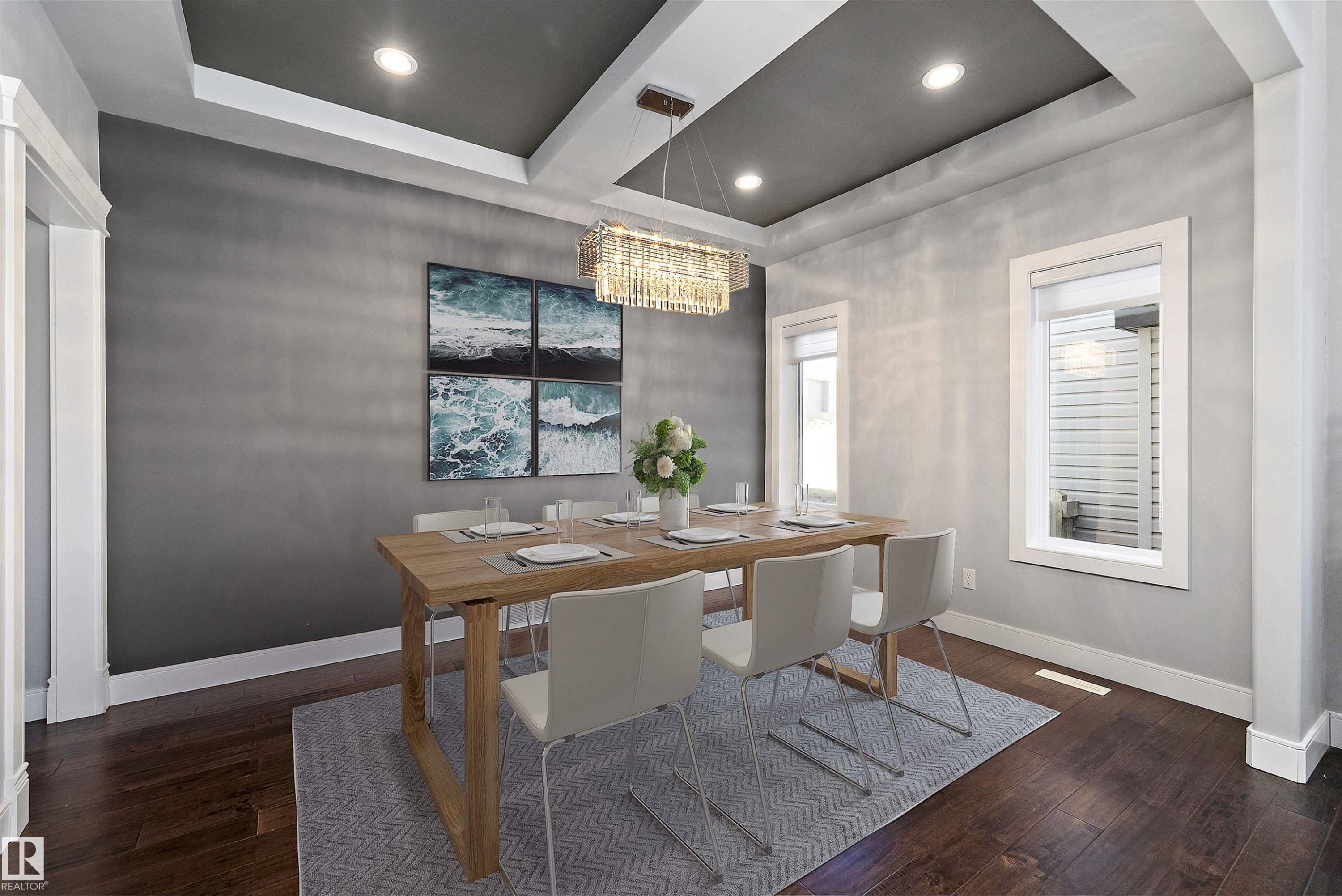 1339 Adamson Drive, Edmonton, AB - Indoor Photo Showing Dining Room