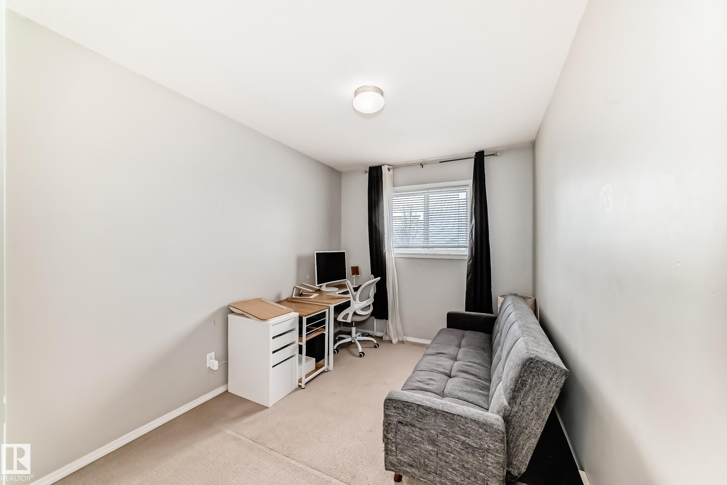 Home office with carpet and baseboards - 185 230 Edwards Drive, Edmonton, AB
