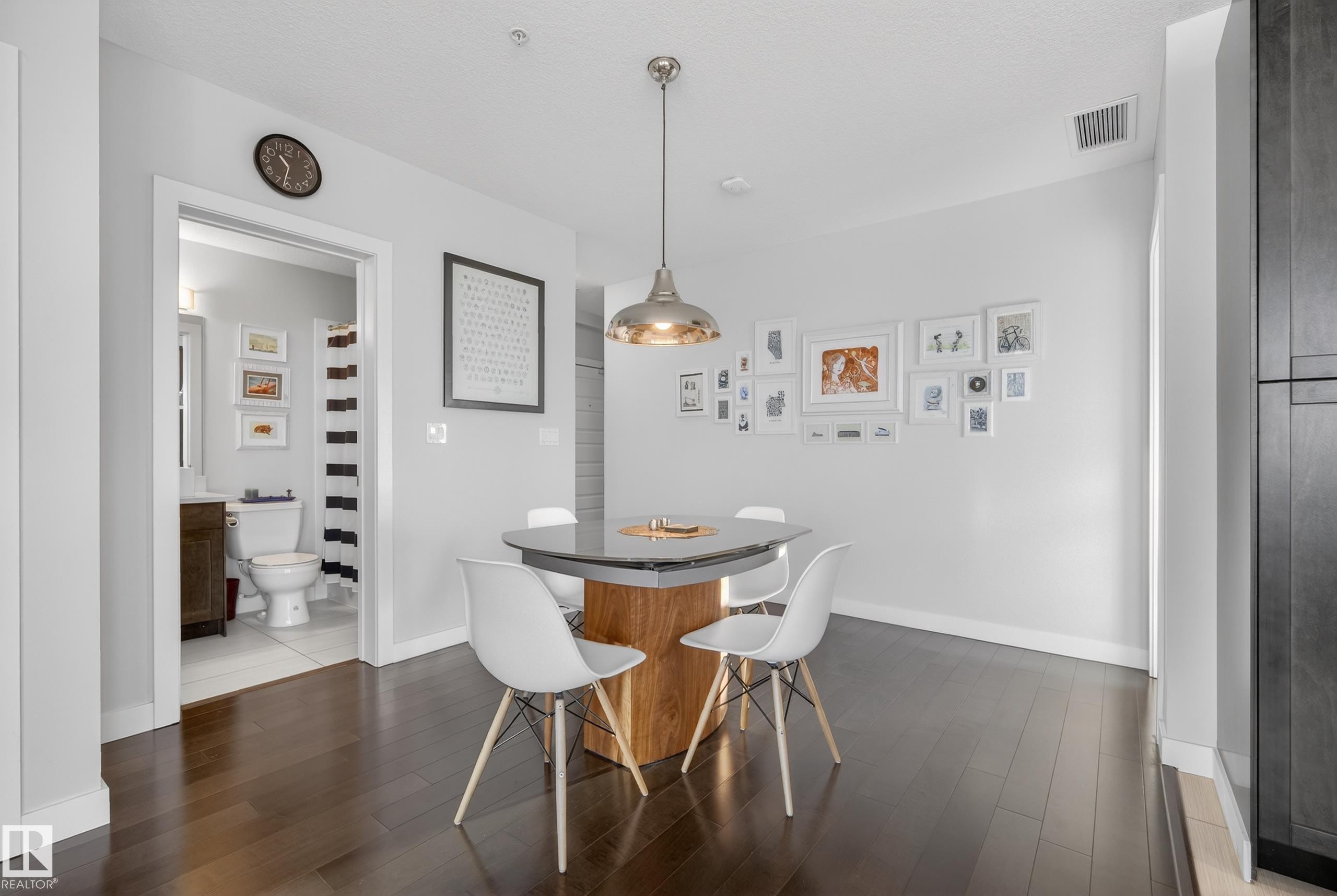 201 5151 Windermere Boulevard, Edmonton, AB - Indoor Photo Showing Dining Room