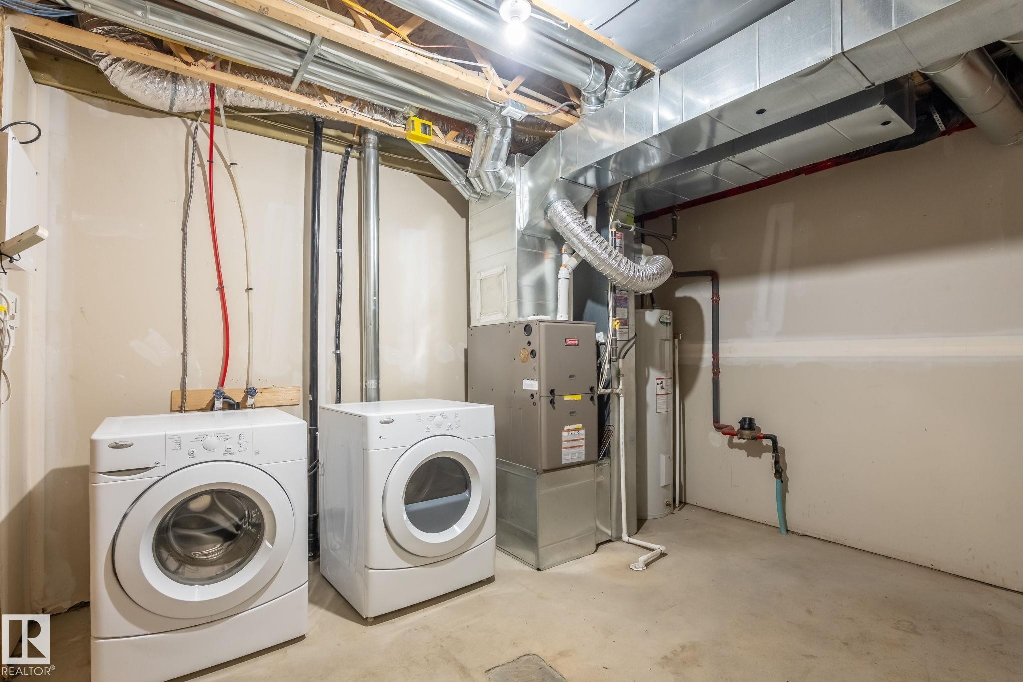 #62 4050 Savaryn Drive Sw, Edmonton, AB - Indoor Photo Showing Laundry Room