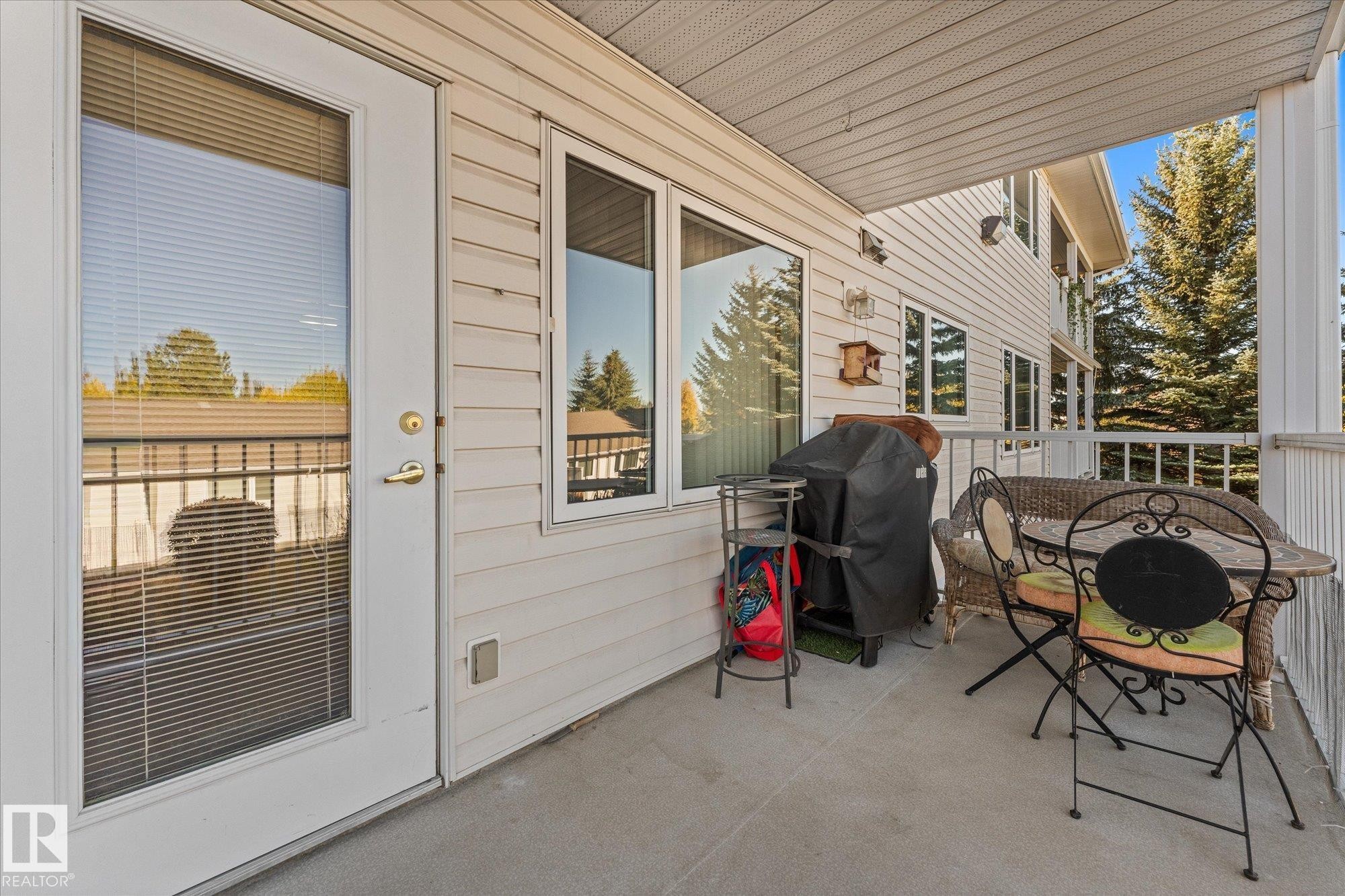 203 160 Kingswood Boulevard, St. Albert, AB - Outdoor With Deck Patio Veranda With Exterior